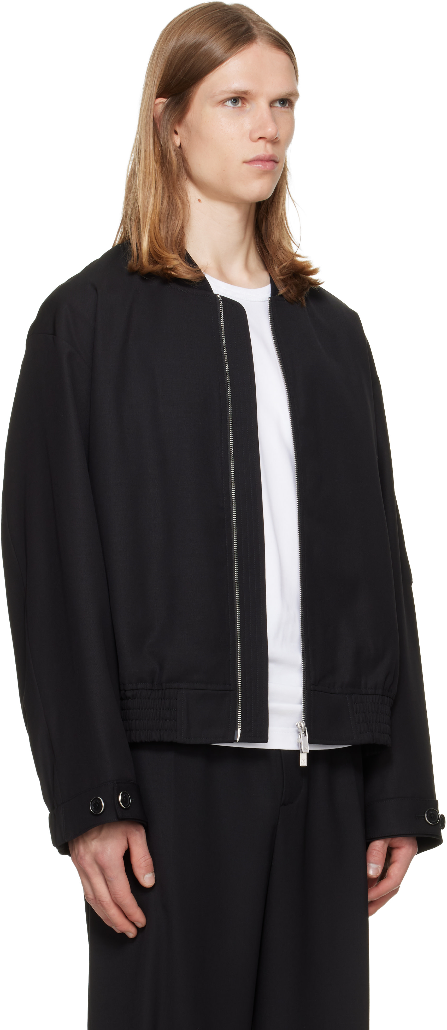 Helmut Lang - Blouson aviateur noir - Wardrobe
