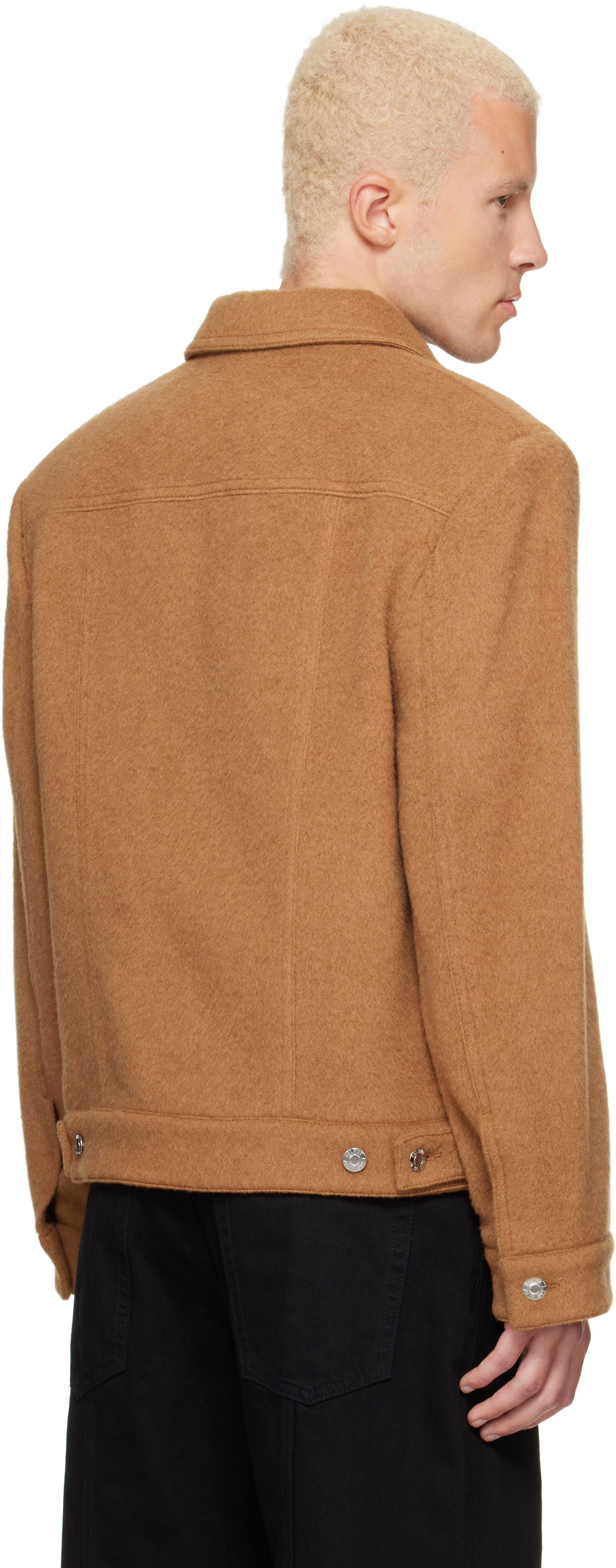 Helmut Lang - Tan Wool Trucker Jacket