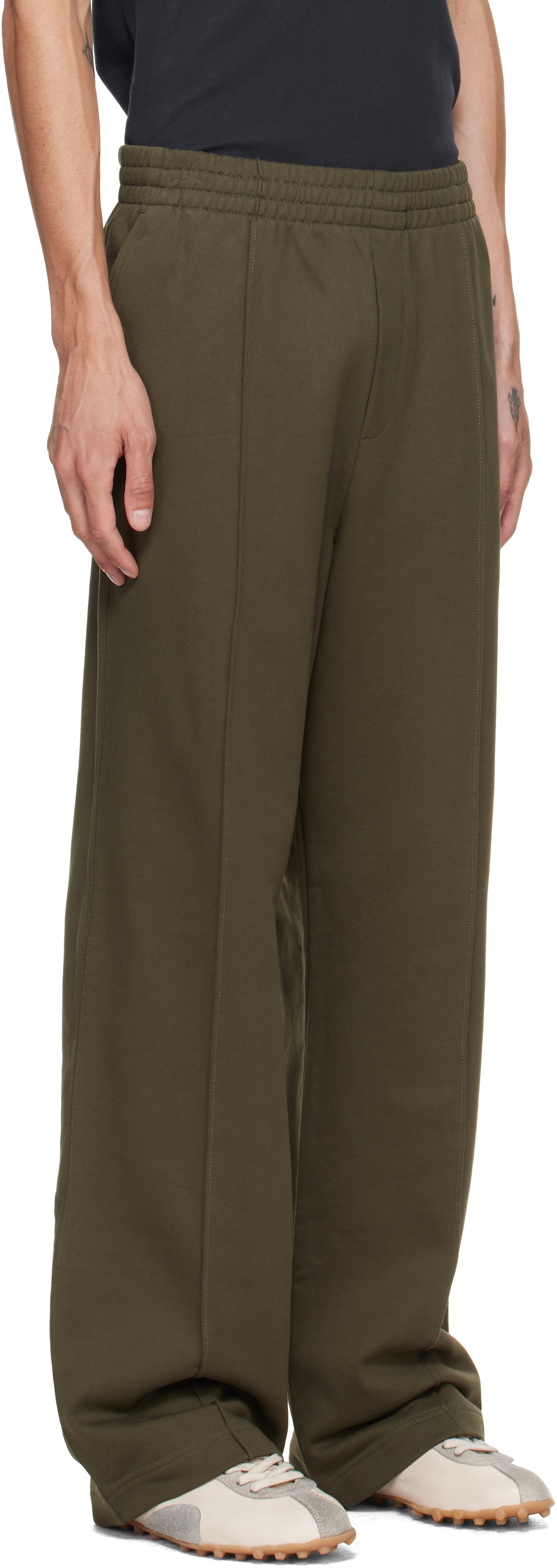 Helmut Lang - Green Logo Sweatpants