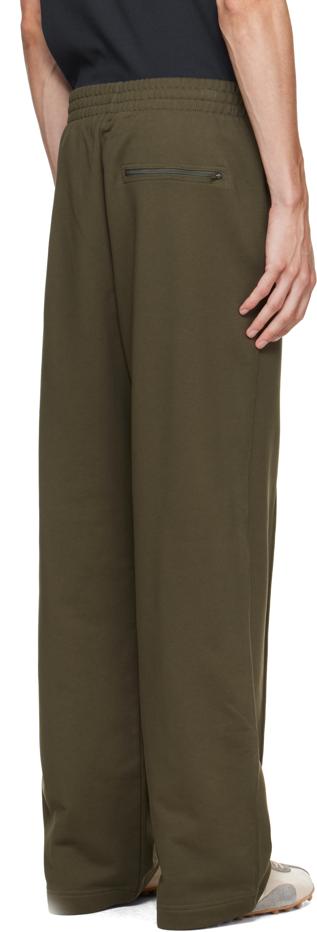 Helmut Lang - Green Logo Sweatpants