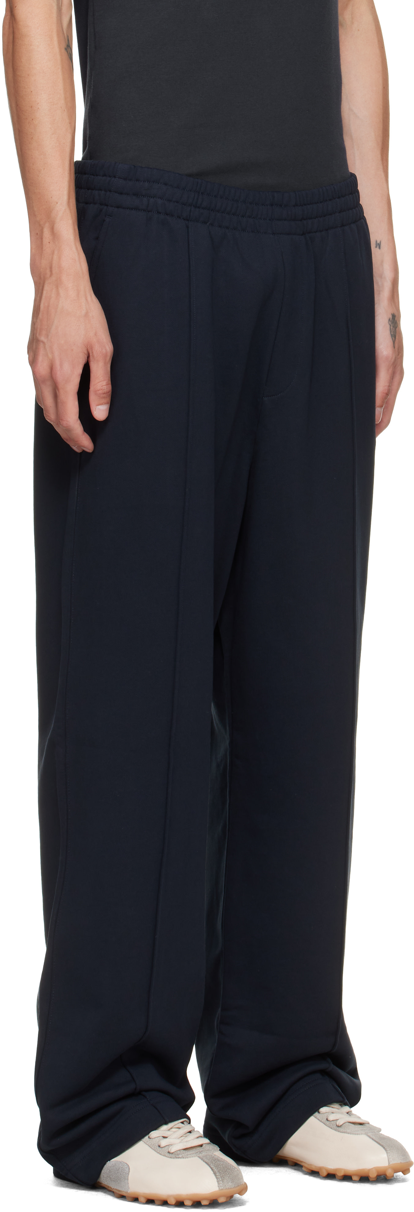 Helmut Lang - Navy Logo Sweatpants