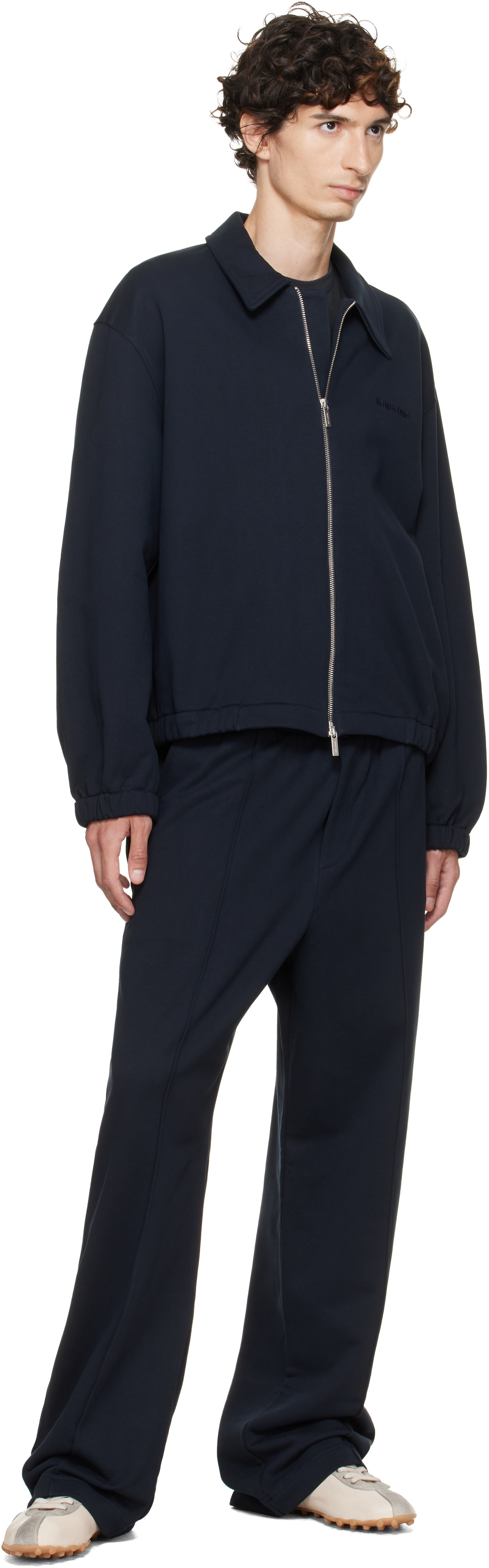 Helmut Lang - Navy Logo Sweatpants