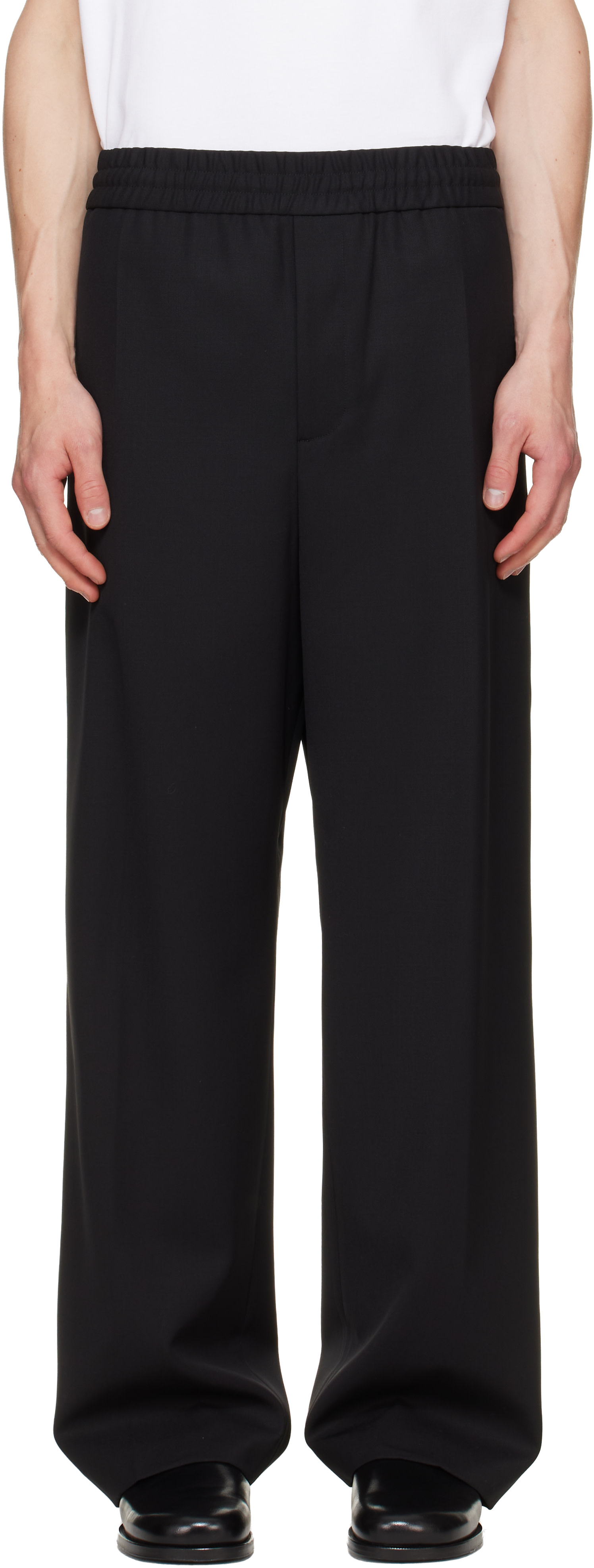 Helmut Lang - ブラック Wardrobe Pull-On トラウザーズ