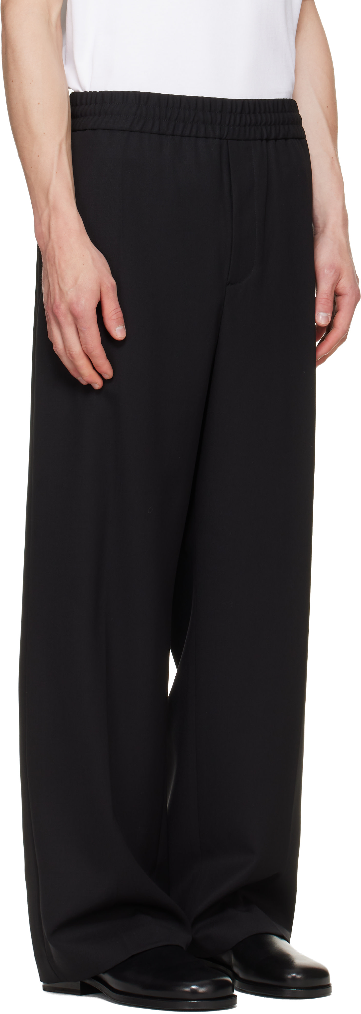 Helmut Lang - ブラック Wardrobe Pull-On トラウザーズ