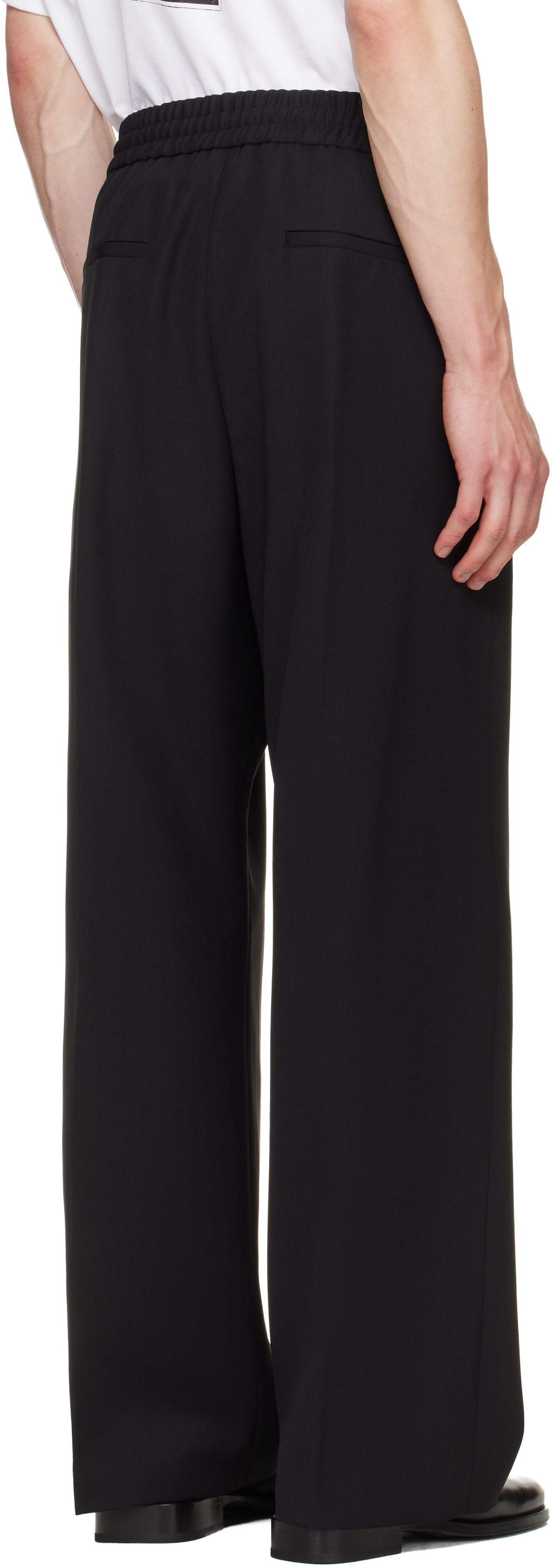 Helmut Lang - ブラック Wardrobe Pull-On トラウザーズ