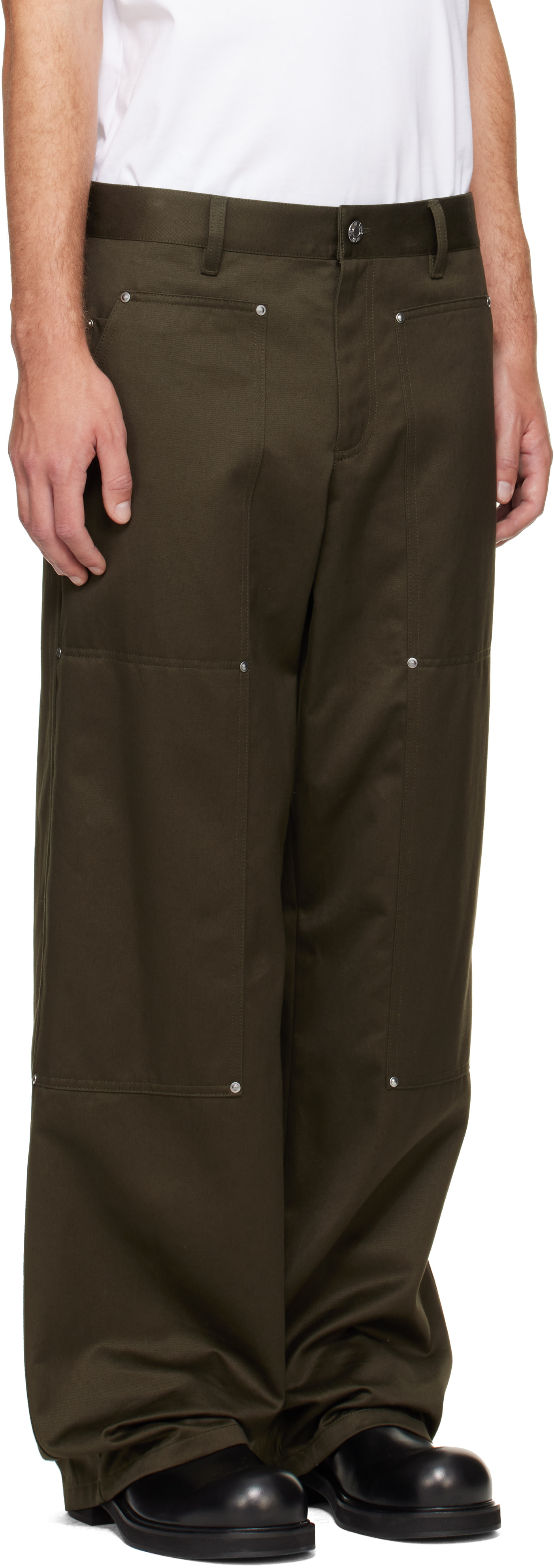 Helmut Lang - Green Carpenter Trousers