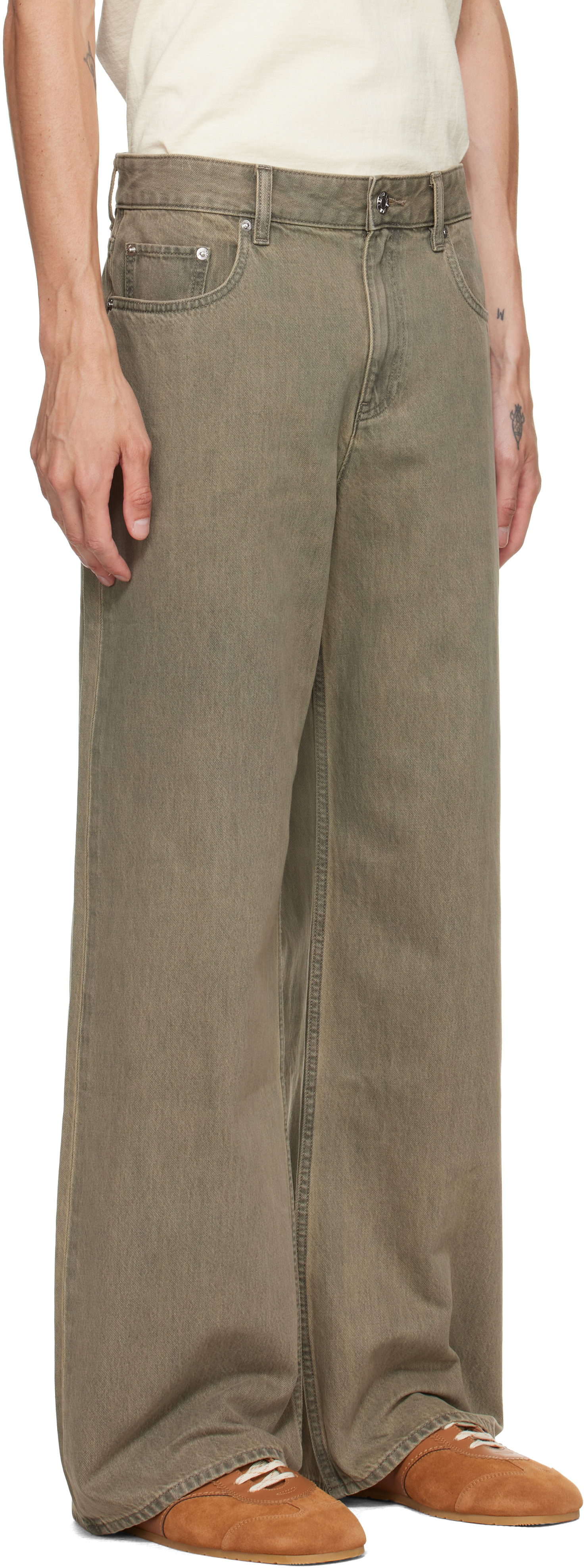 Helmut Lang - Jean Wardrobe vert