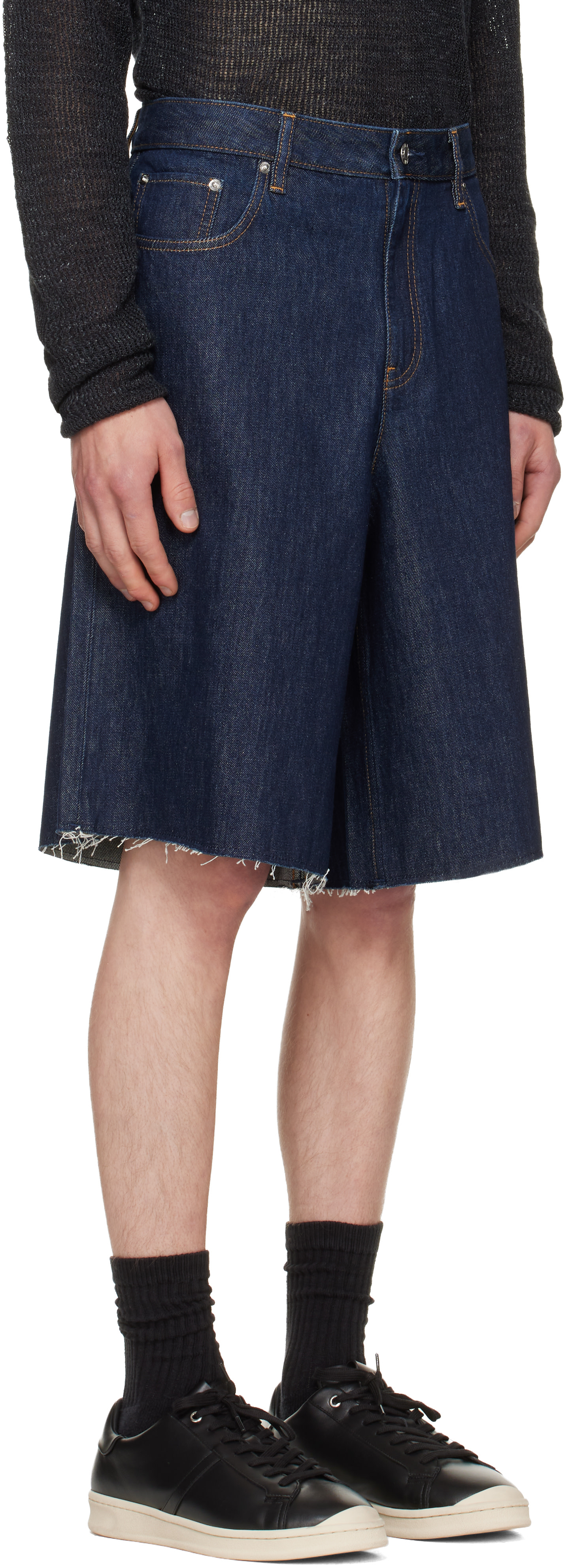 Helmut Lang - Indigo Jean Denim Shorts
