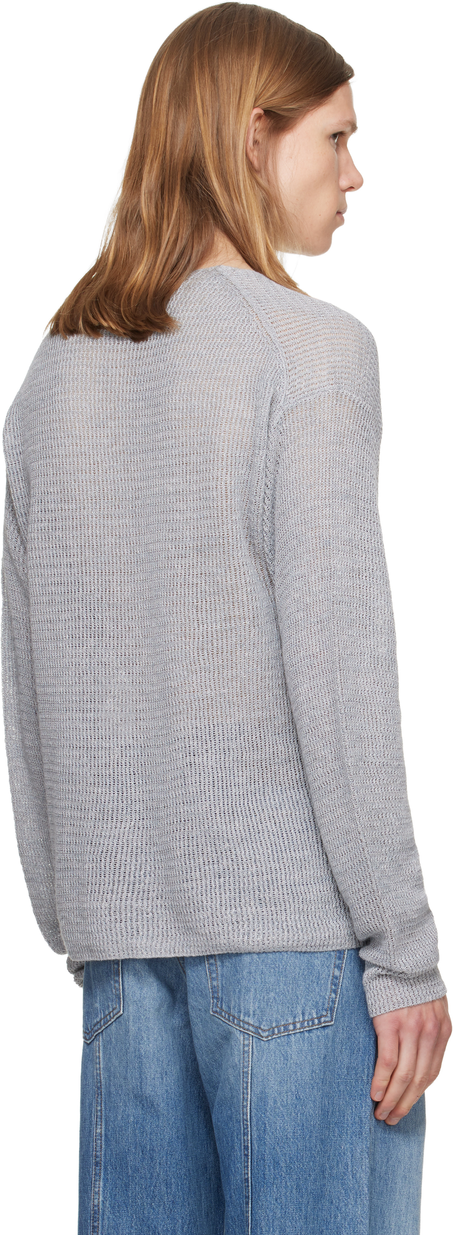 Helmut Lang - Gray Textured Henley