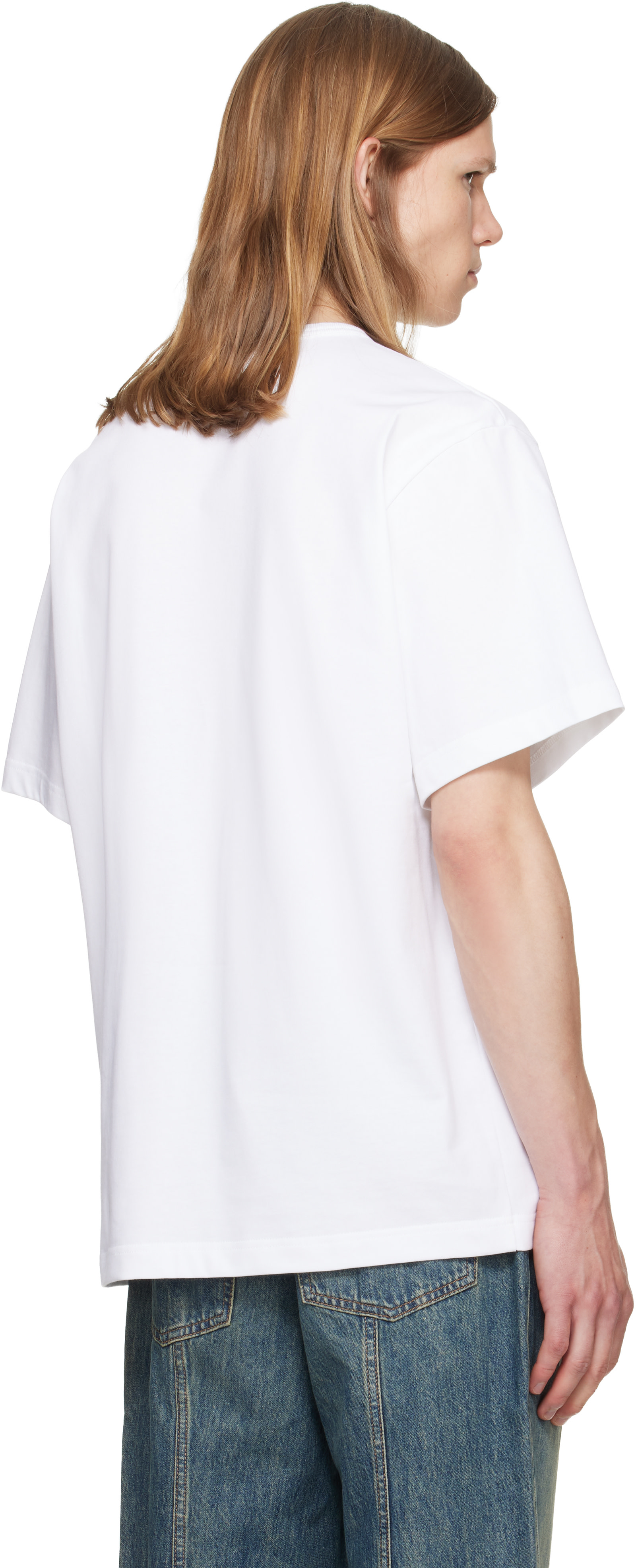 Helmut Lang - White Varsity T-shirt