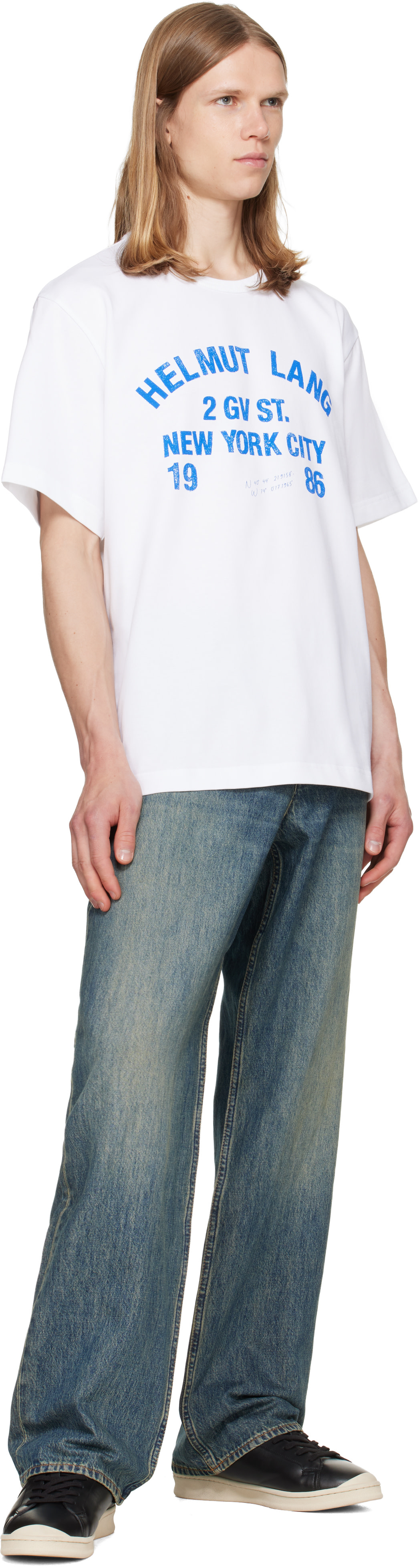 Helmut Lang - White Varsity T-shirt