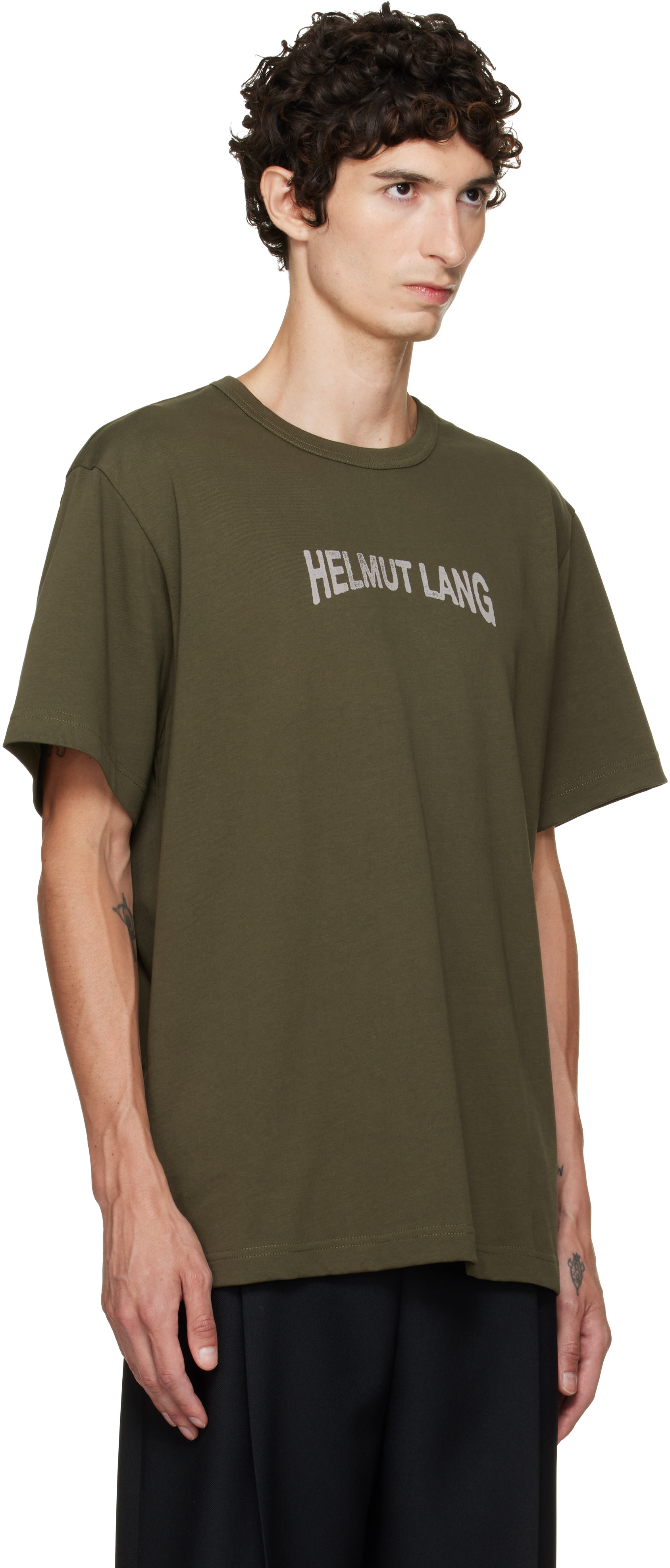 Helmut Lang - グリーン Ticket Tシャツ