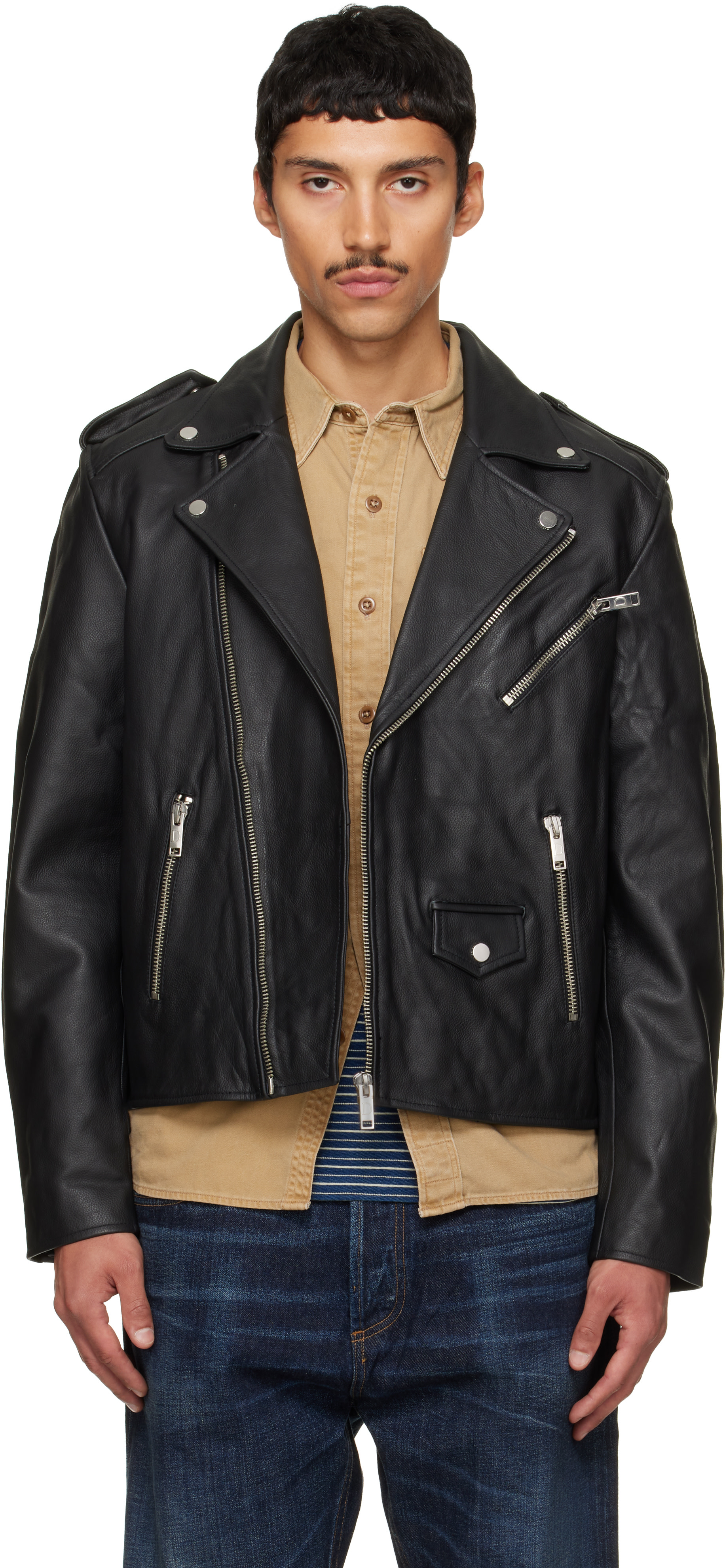 Deadwood - Black Banks Leather Jacket