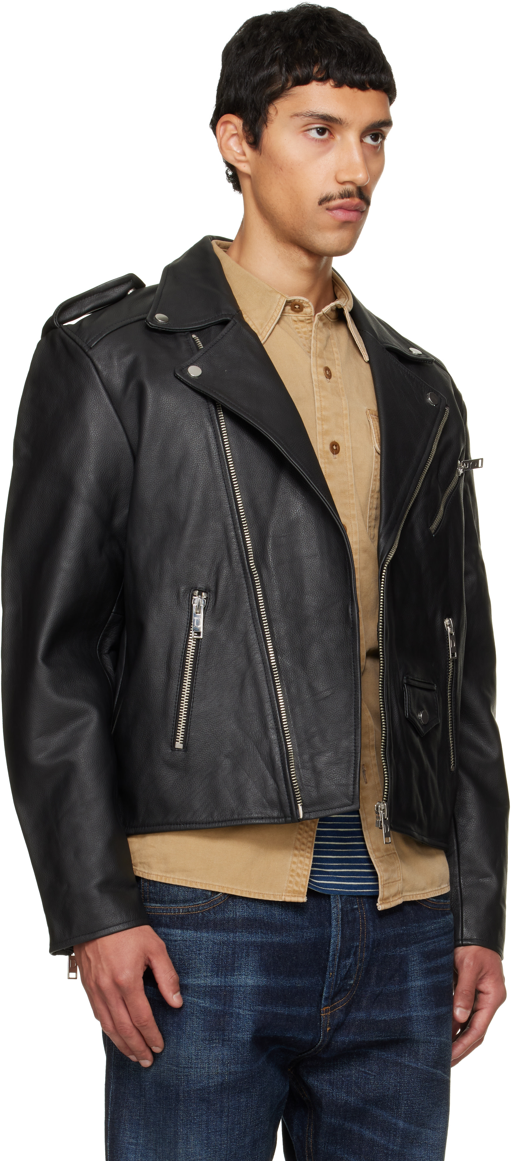 Deadwood - Black Banks Leather Jacket