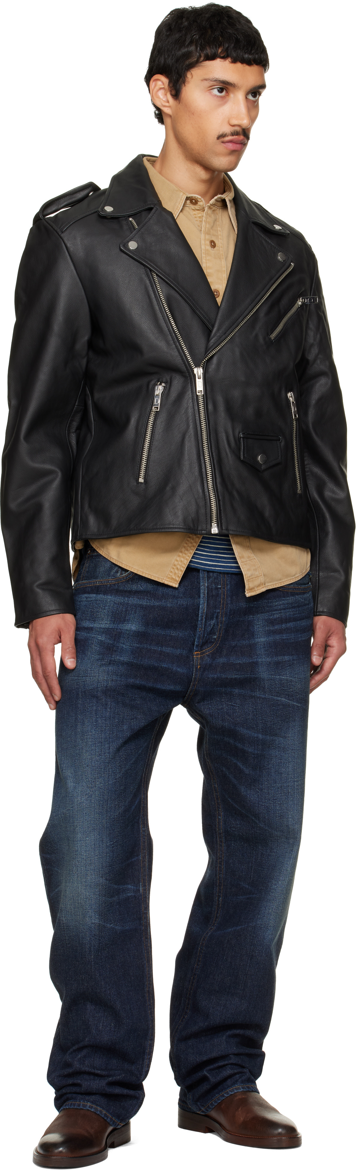Deadwood - Black Banks Leather Jacket