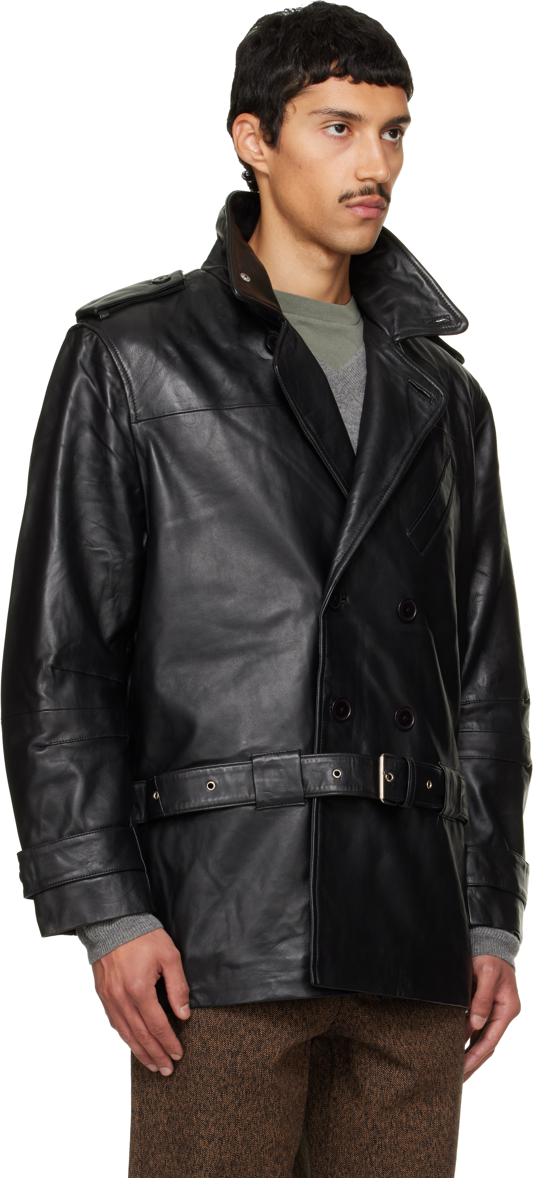 Deadwood - Black Patrol Leather Jacket