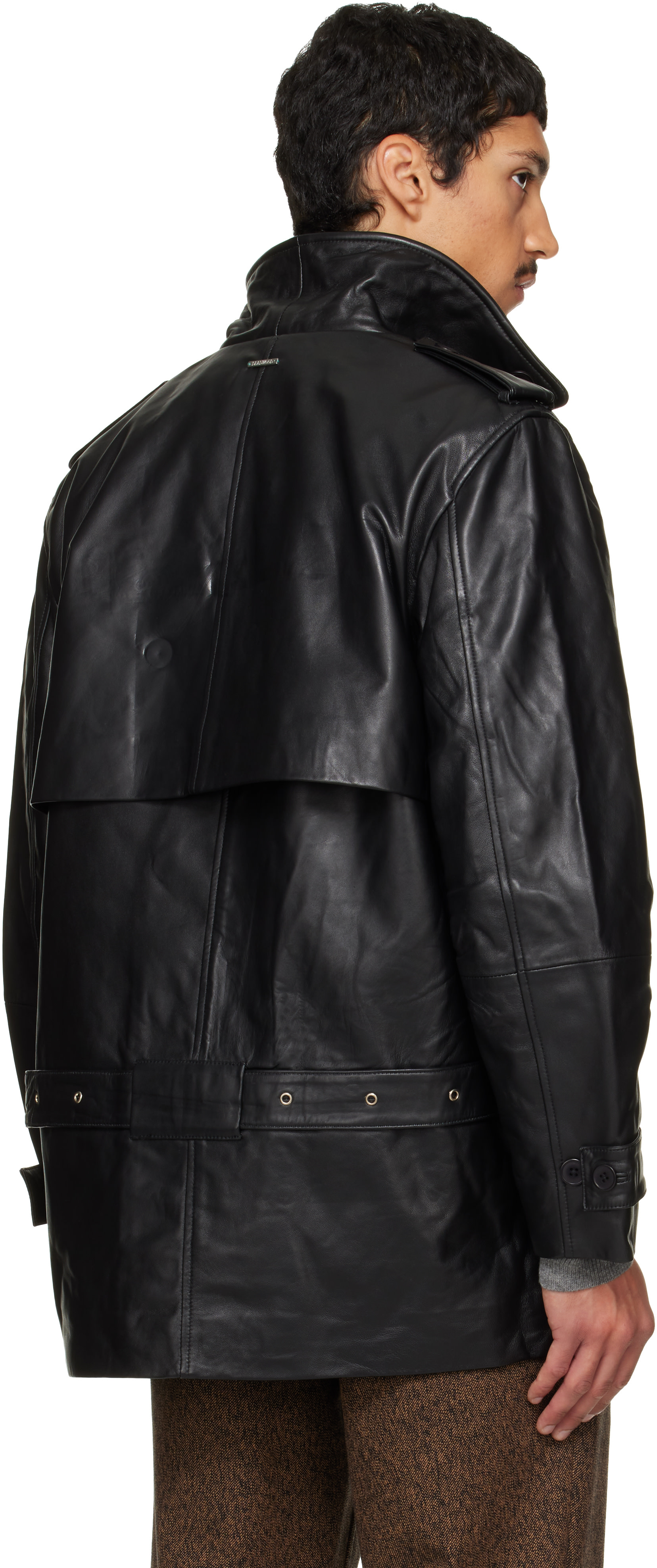 Deadwood - Black Patrol Leather Jacket