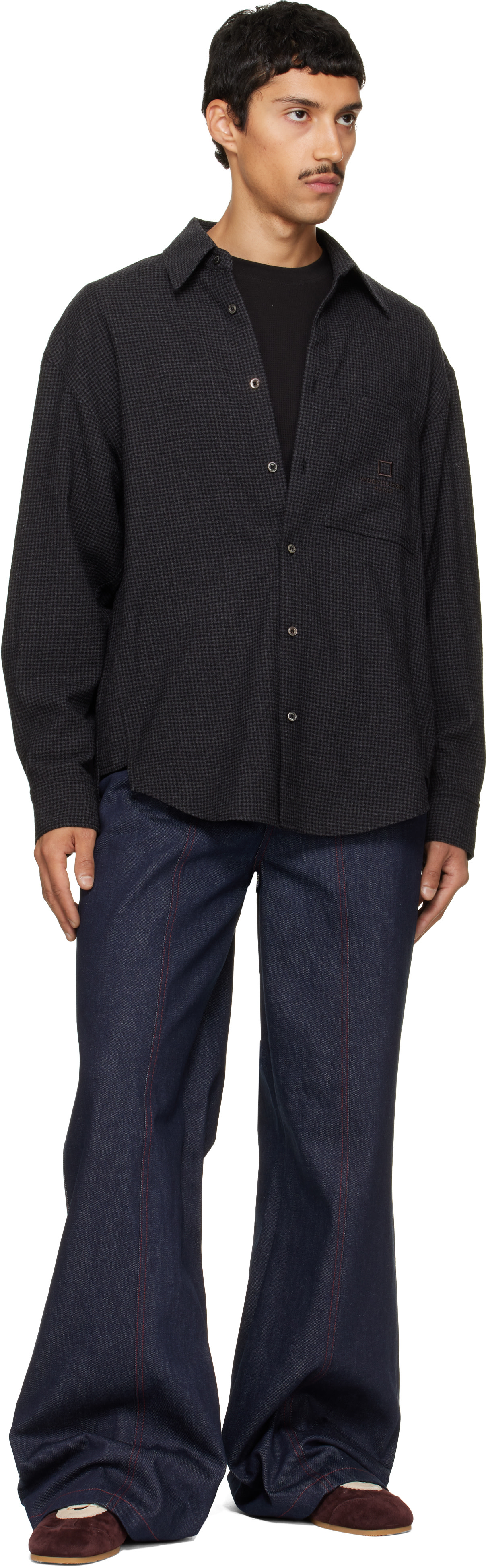 Deadwood - Jean ample Progress bleu marine en denim