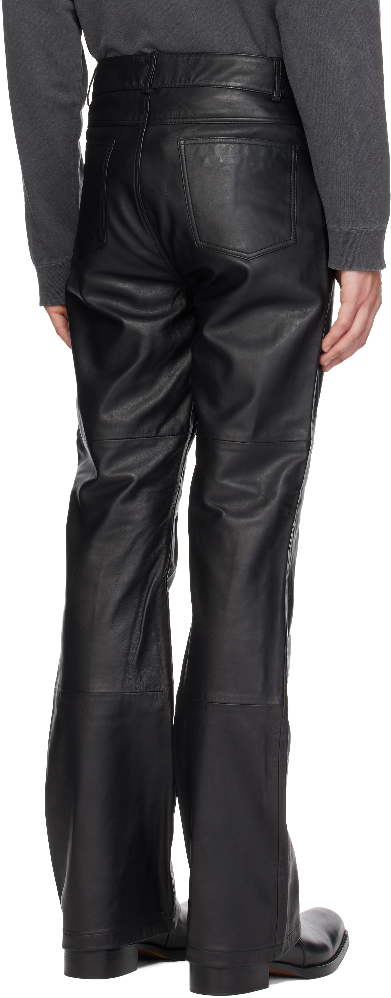 Deadwood - Black Porter Leather Pants