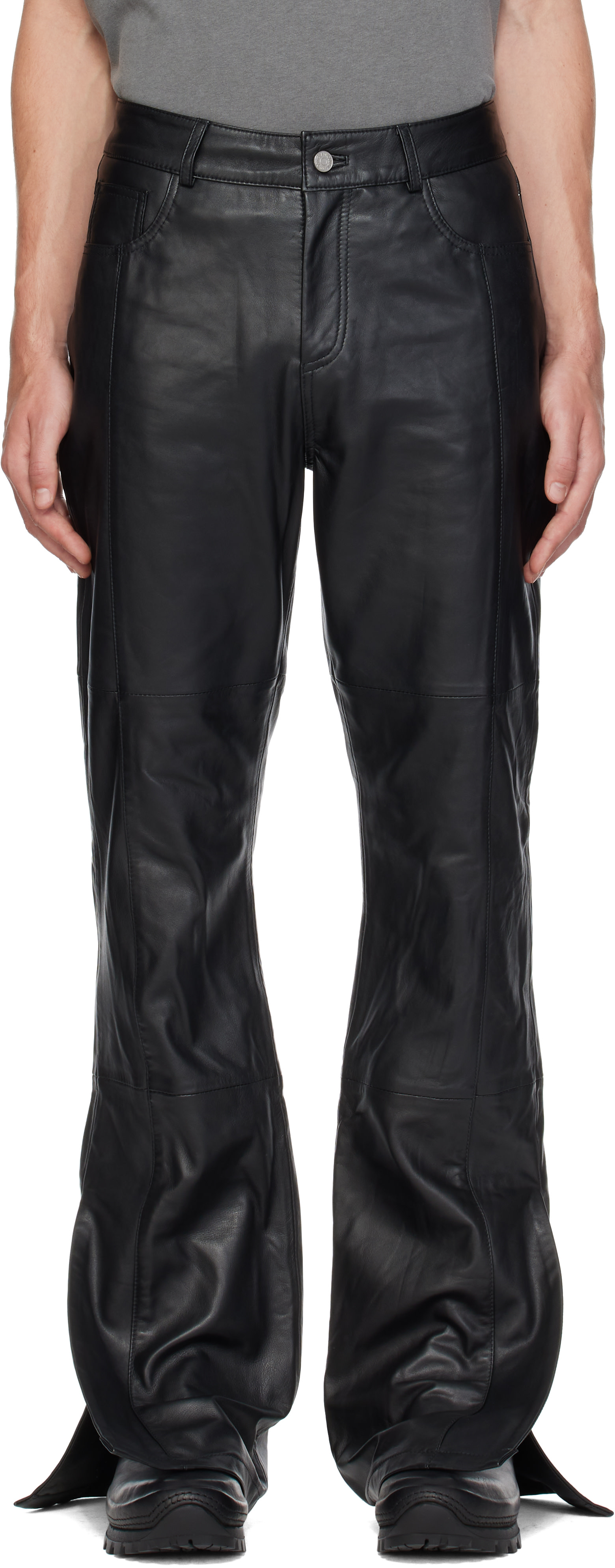 Deadwood - Black Prance Leather Pants
