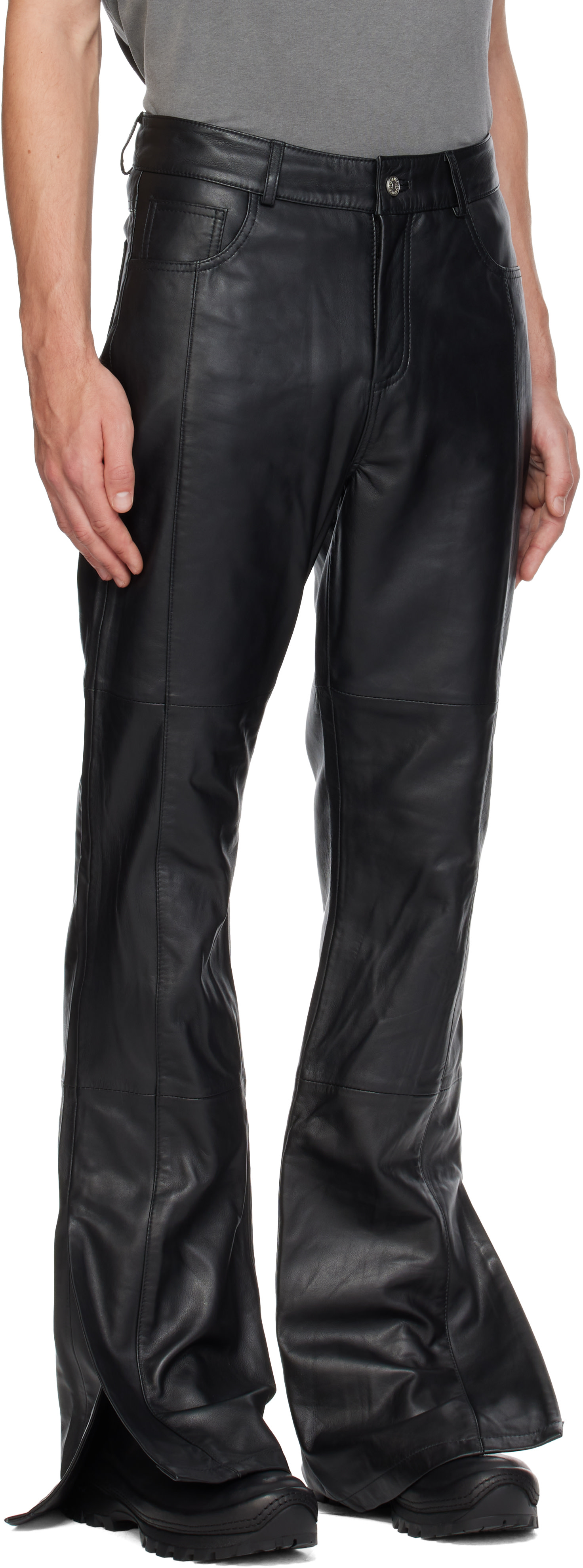 Deadwood - Black Prance Leather Pants