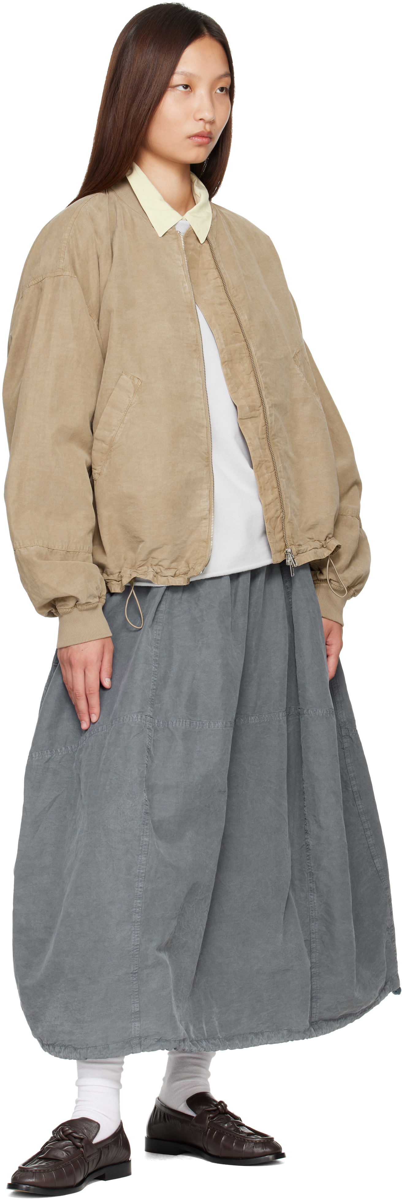 YMC - Beige Basement Bomber Jacket