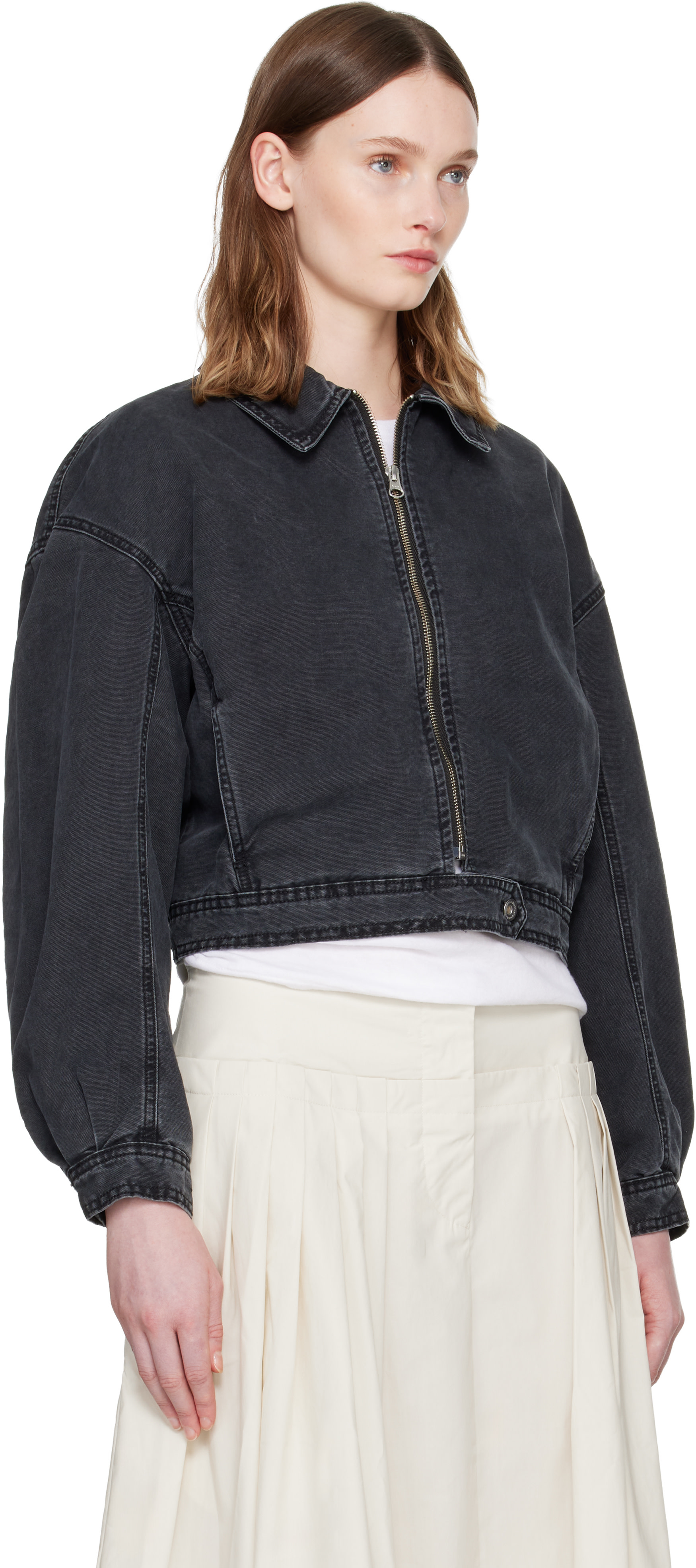 YMC - Blouson Spencer noir