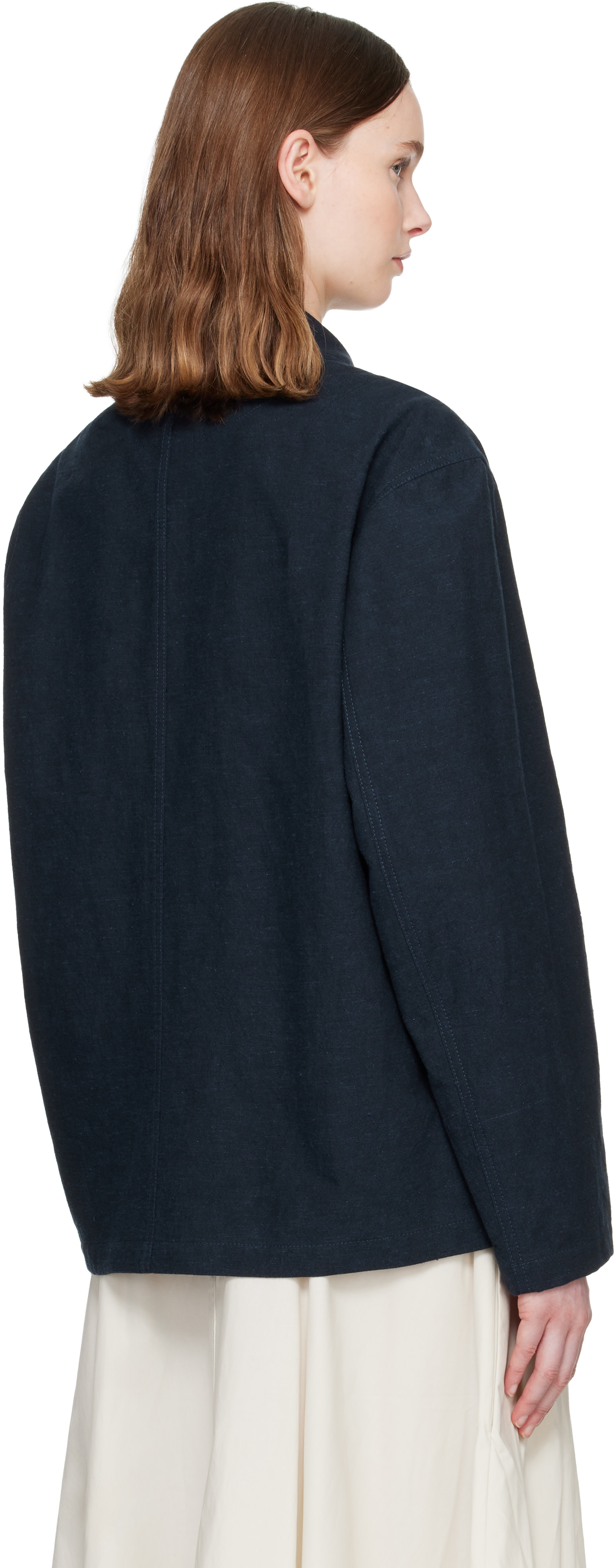 YMC - Blouson de travail bleu marine