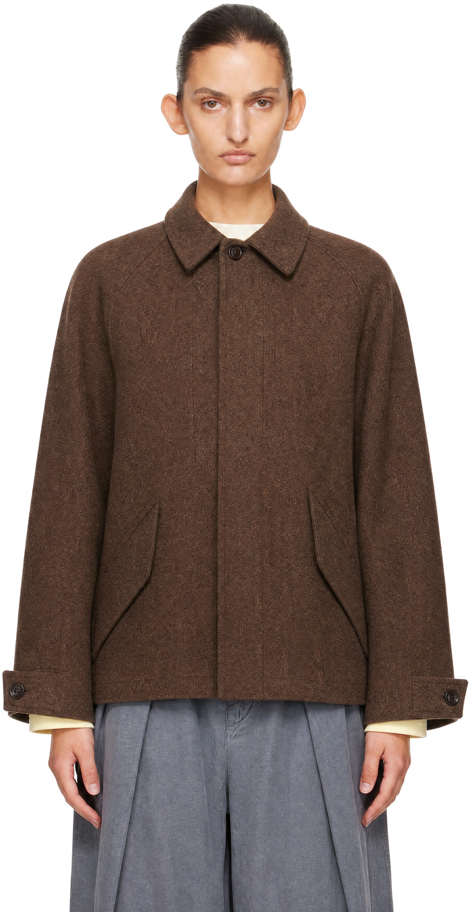 YMC - Blouson Harrison brun