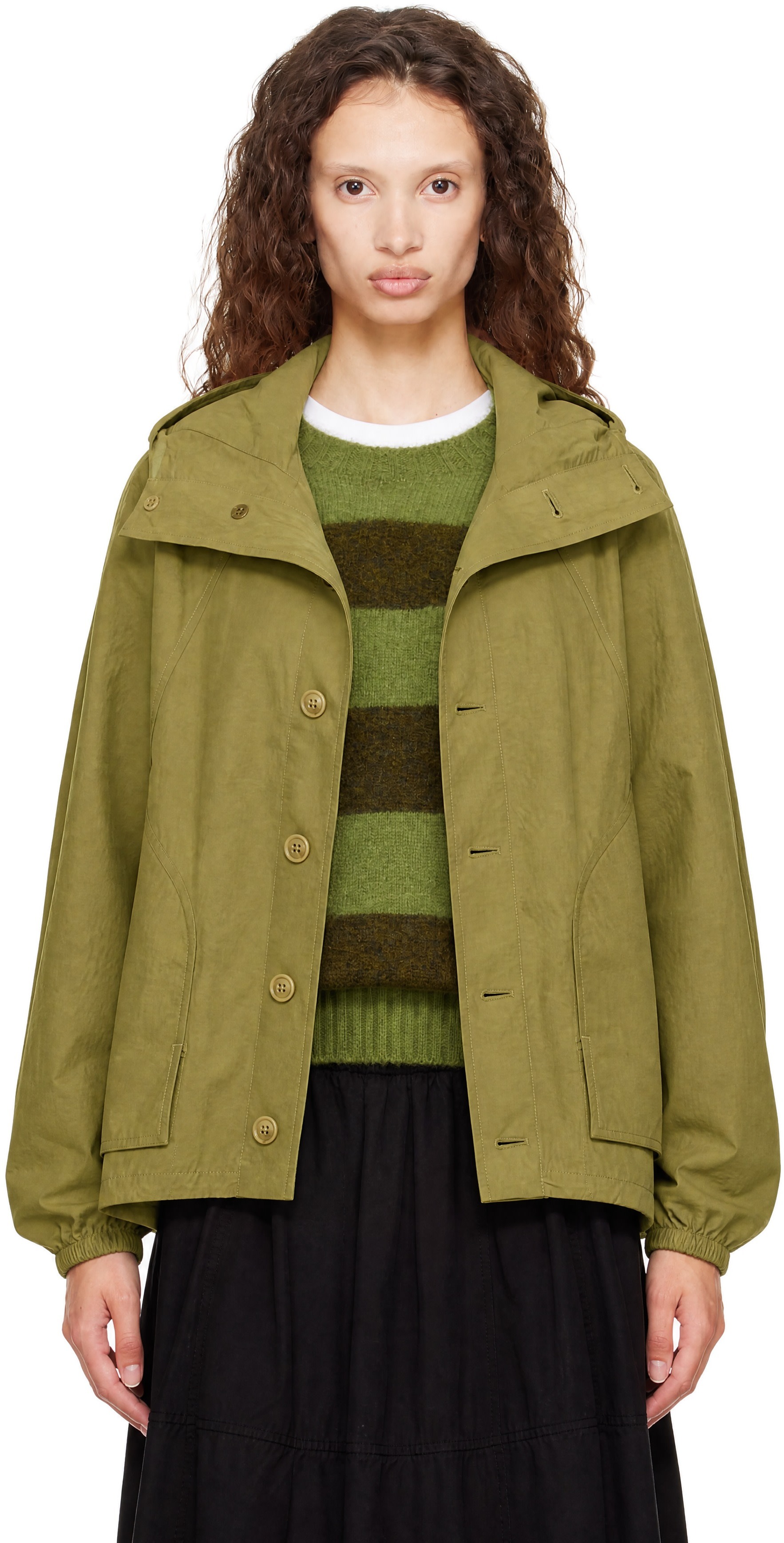 YMC - Blouson Bonehead vert