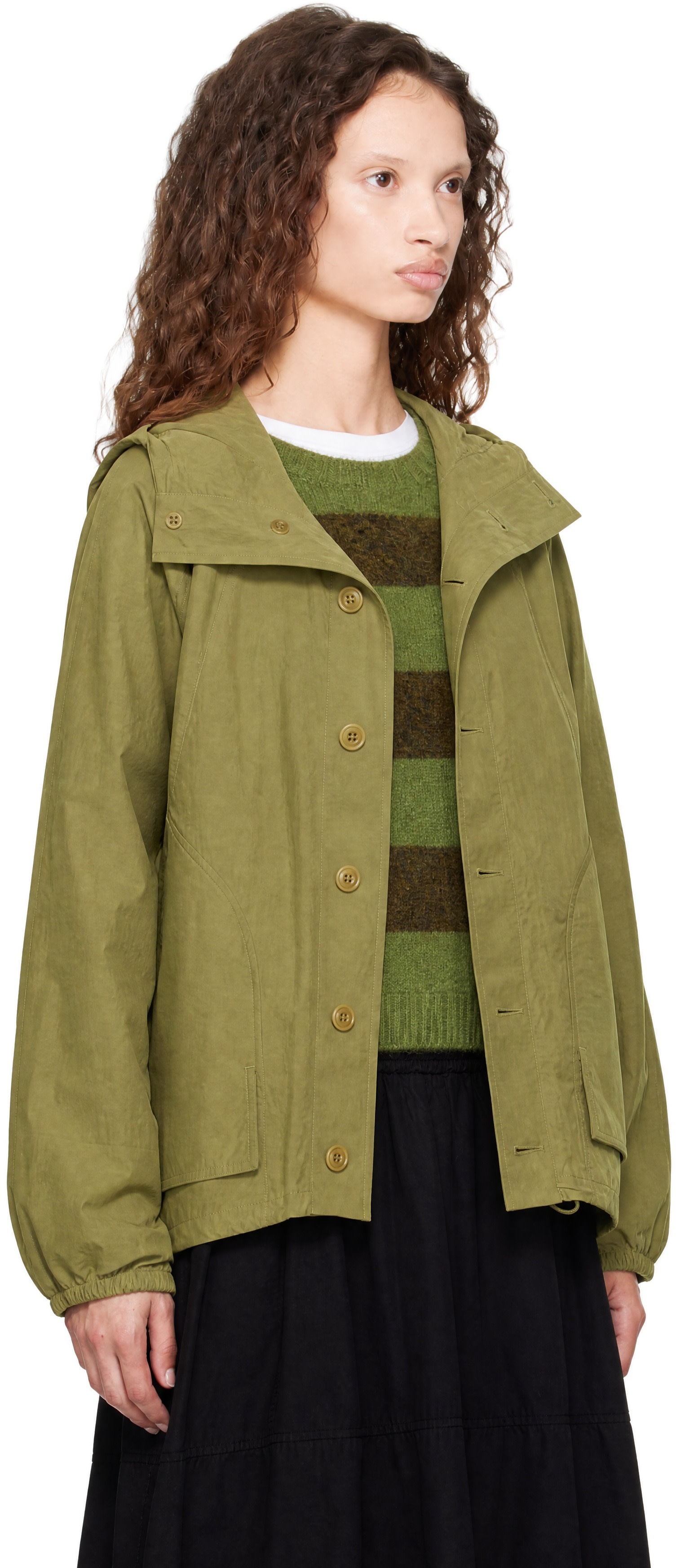 YMC - Blouson Bonehead vert
