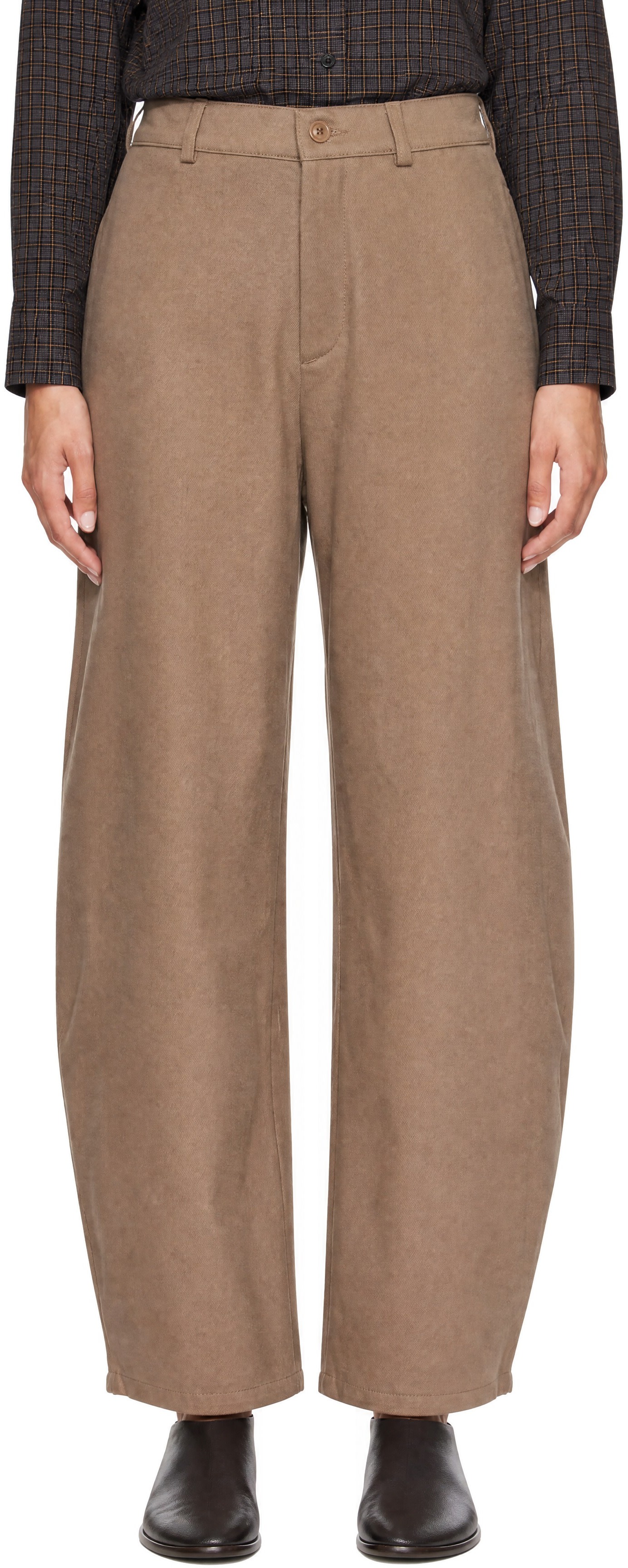 YMC - Pantalon Like A taupe
