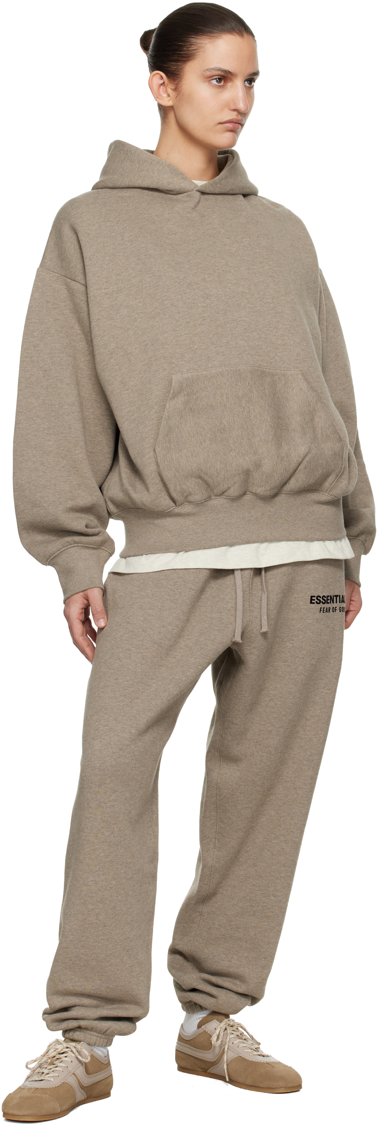 Fear of God ESSENTIALS - 베이지 클래식 후디