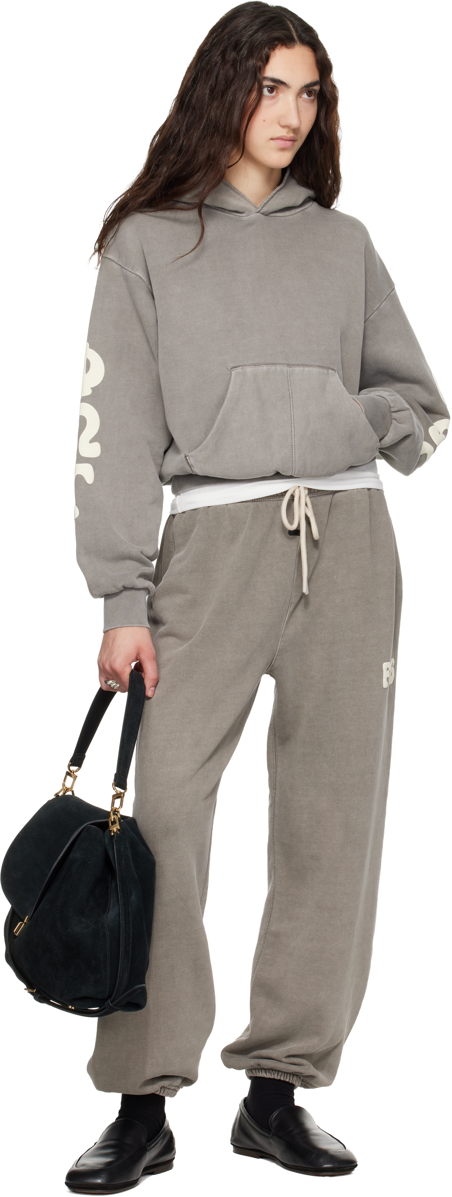 Fear of God ESSENTIALS - Pull à capuche 90s gris en molleton