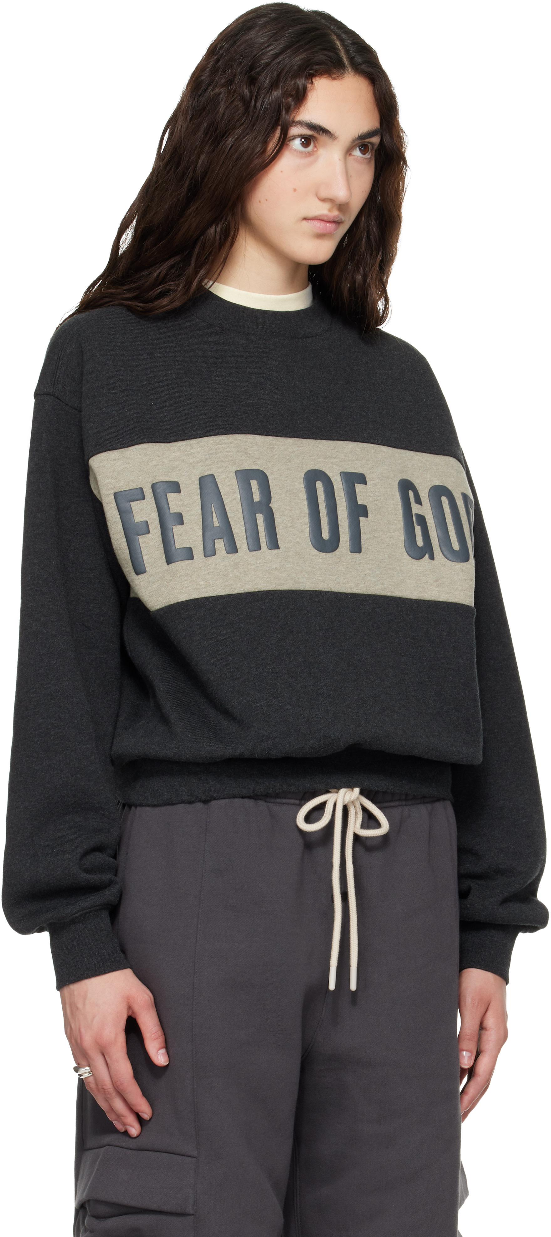 Fear of God ESSENTIALS - Pull molletonné gris