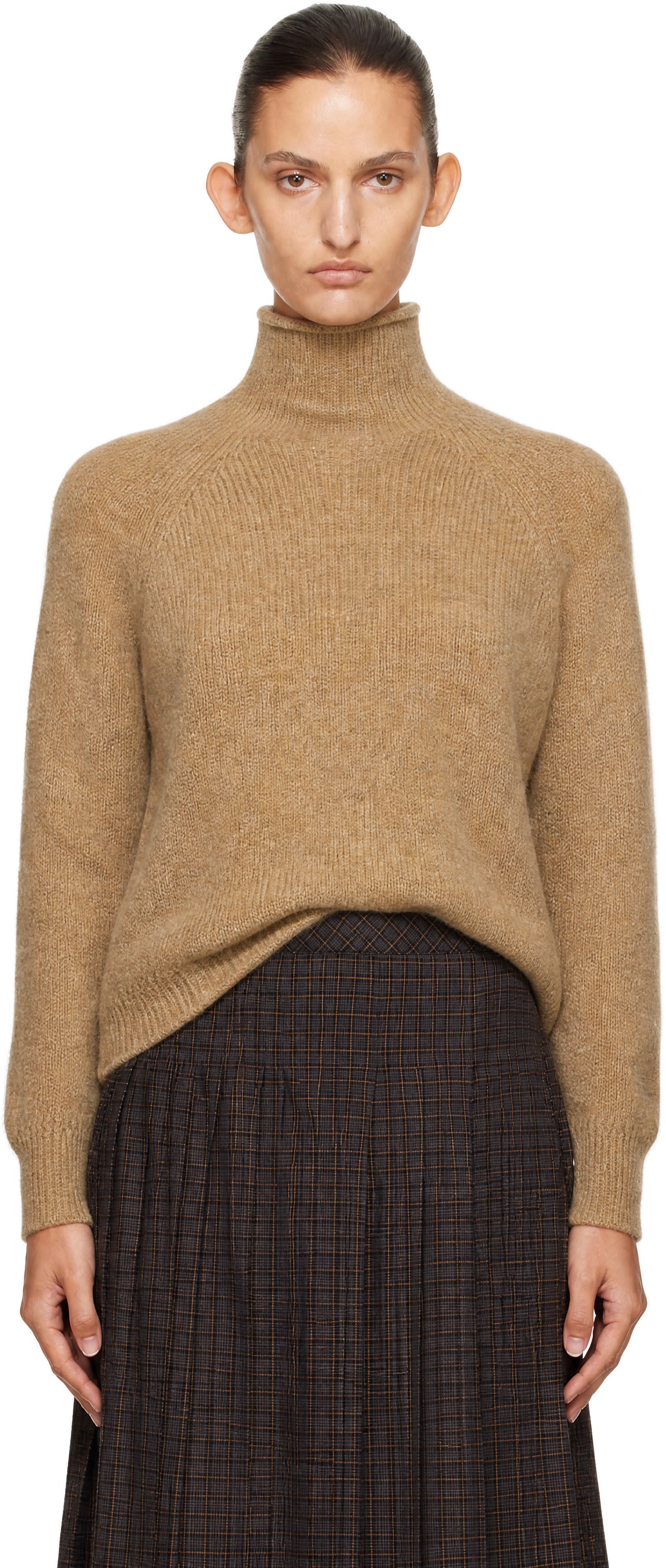 YMC - Tan Beat Turtleneck