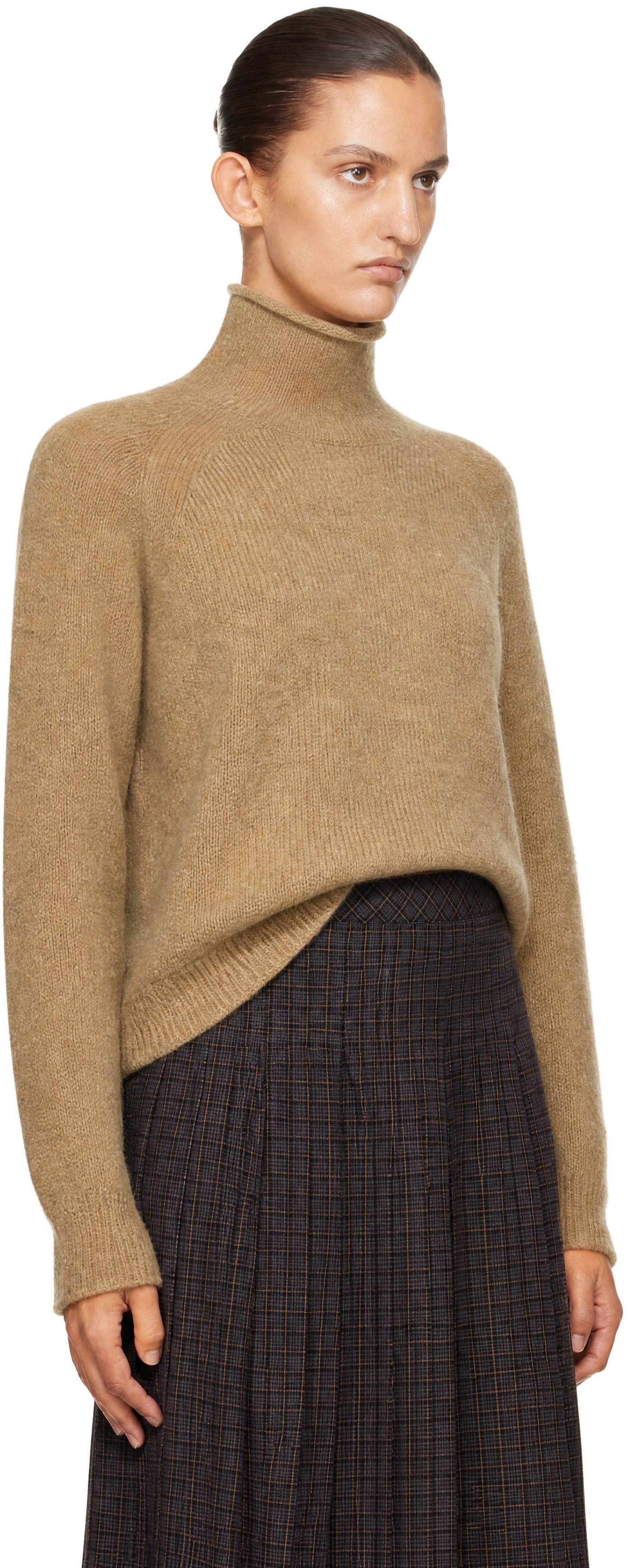 YMC - Tan Beat Turtleneck