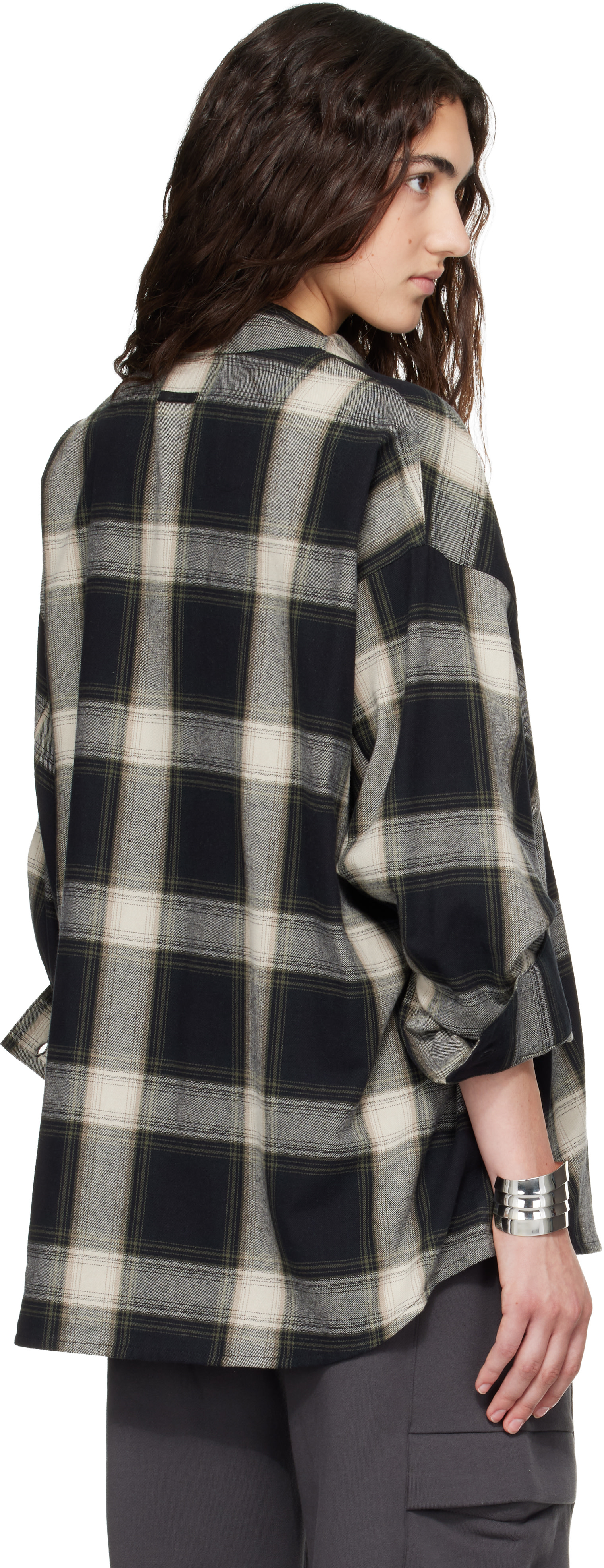 Fear of God ESSENTIALS - 블랙 & 화이트 버튼업 셔츠