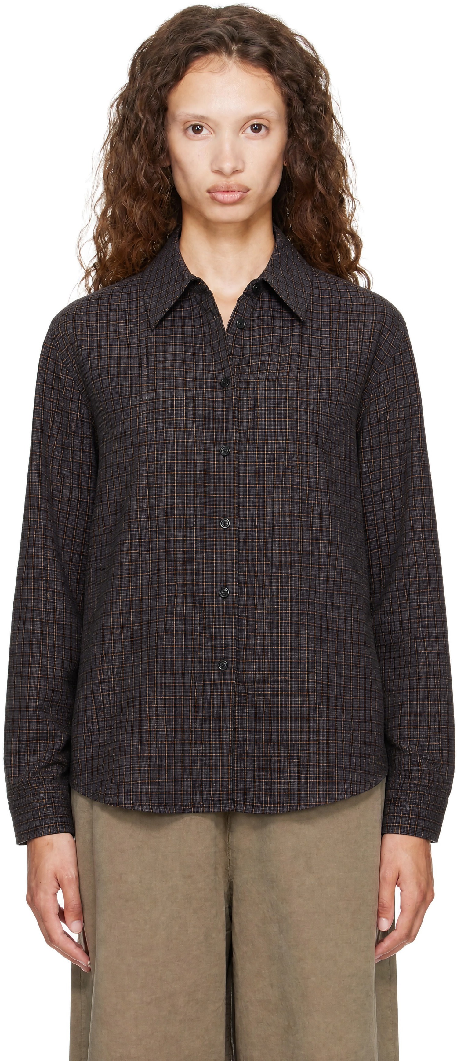 YMC - Chemise Eva grise