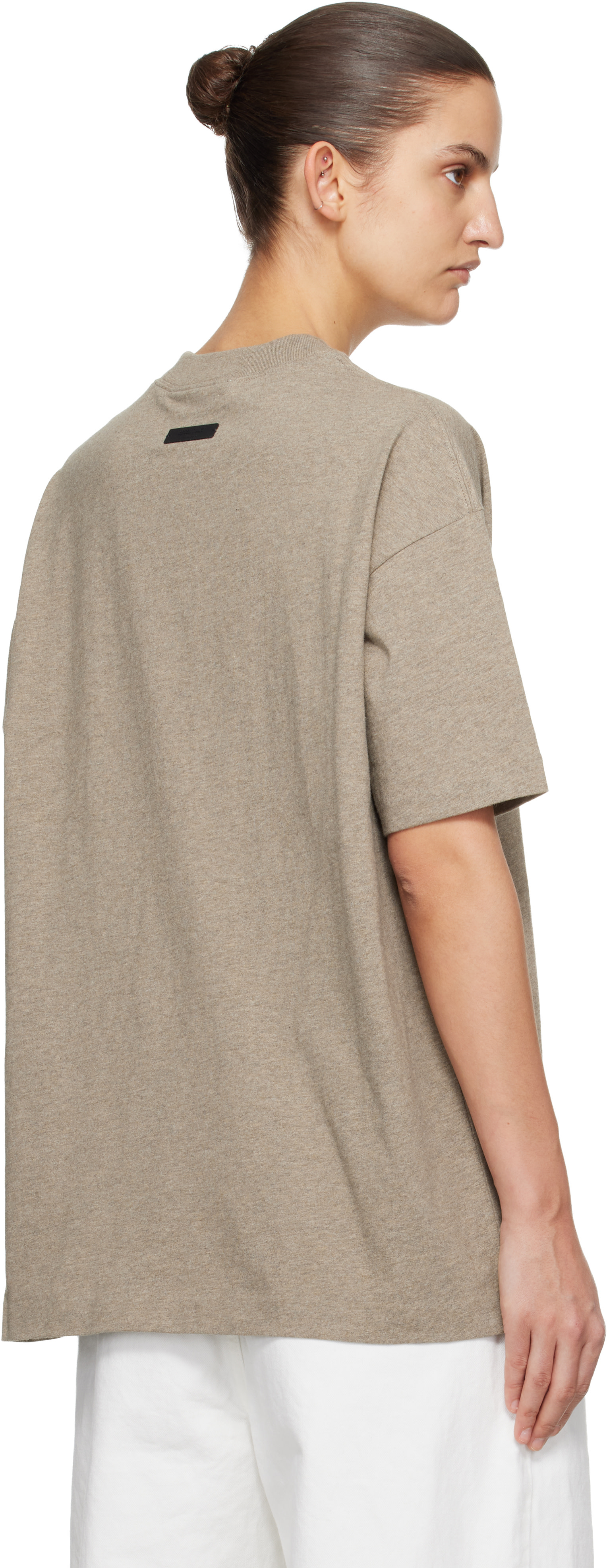 Fear of God ESSENTIALS - T-shirt beige à coupe classique