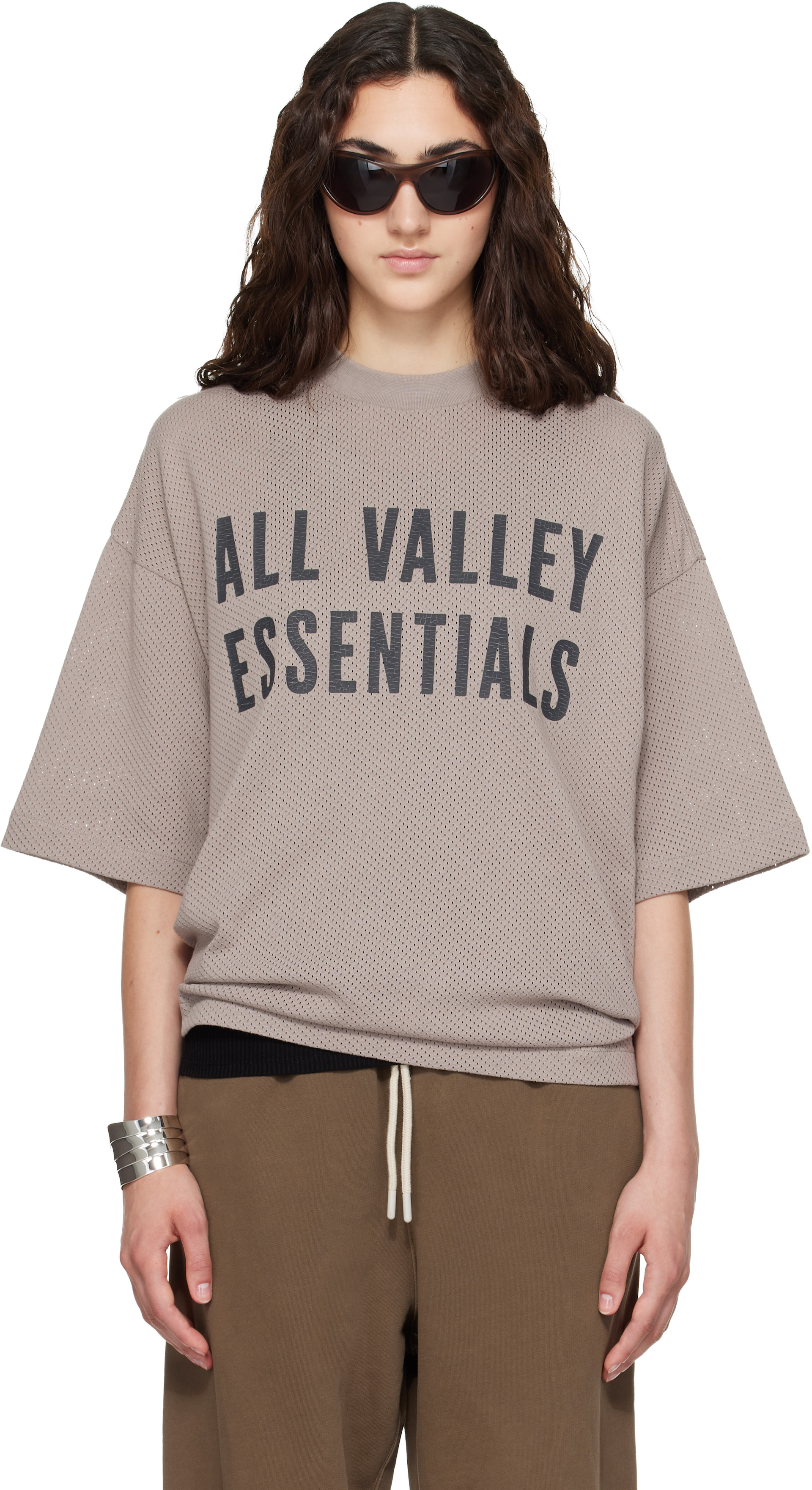 Fear of God ESSENTIALS - T-shirt Merch taupe