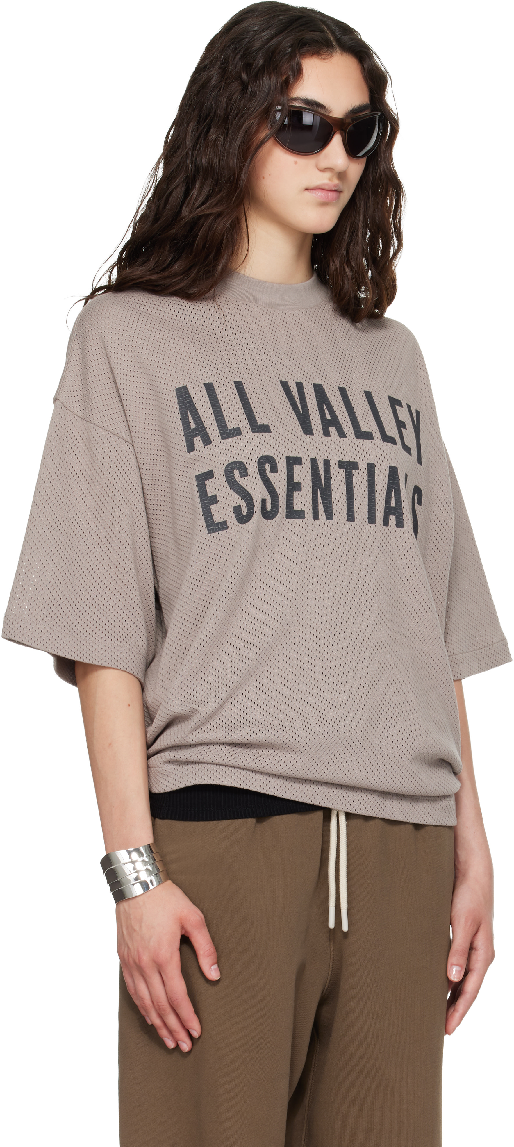 Fear of God ESSENTIALS - T-shirt Merch taupe