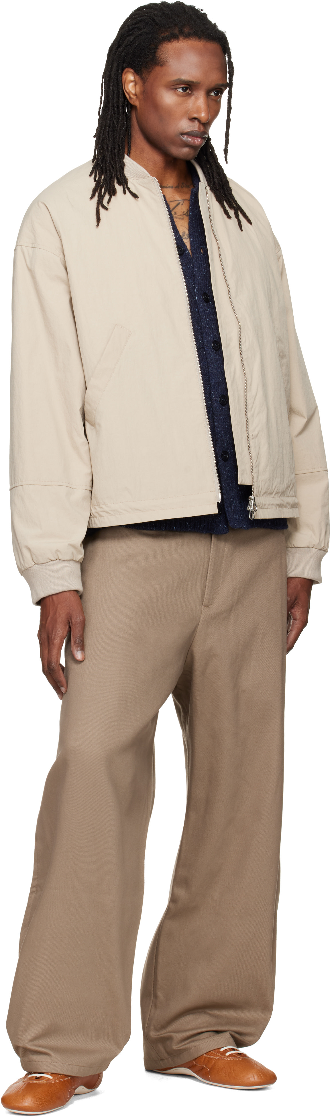 YMC - Beige Basement Bomber Jacket