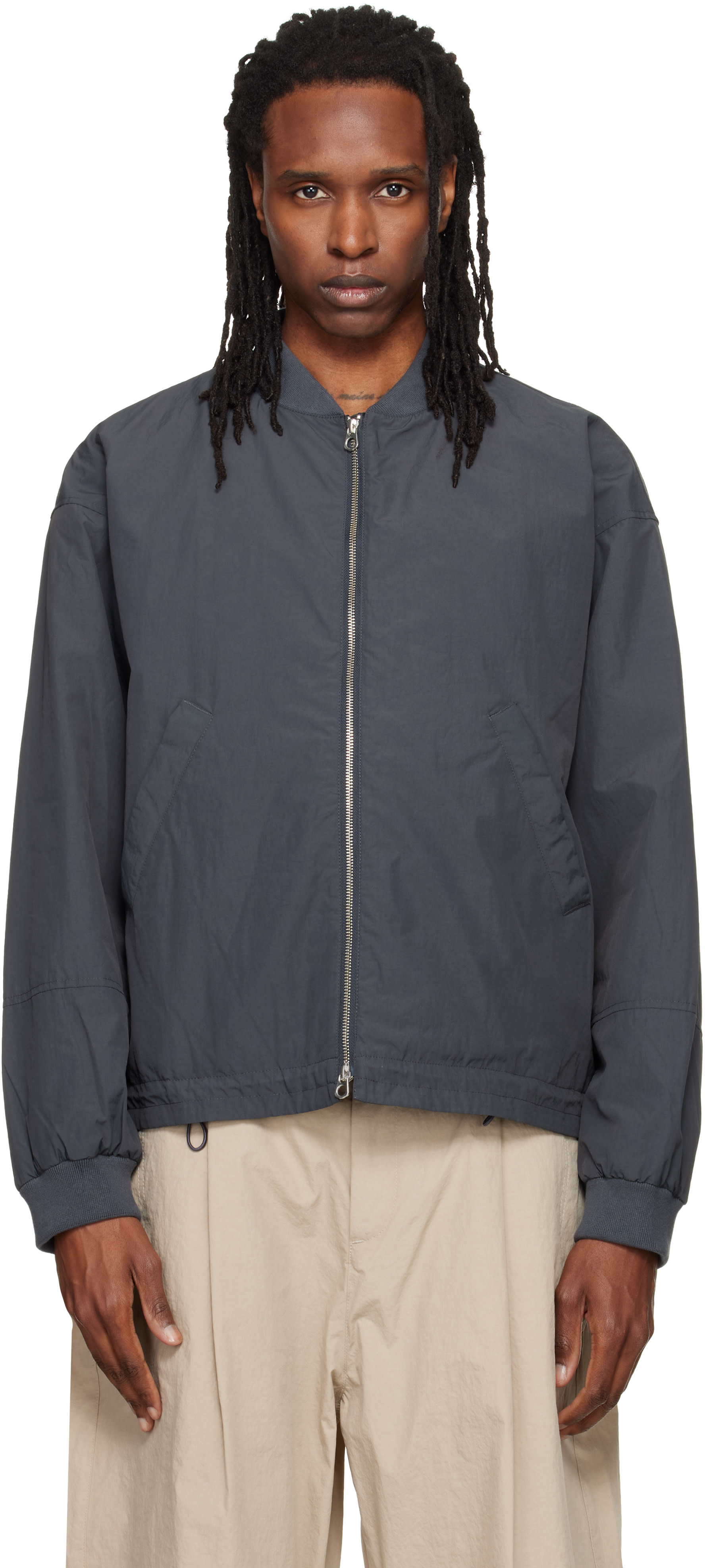 YMC - Gray Basement Bomber Jacket