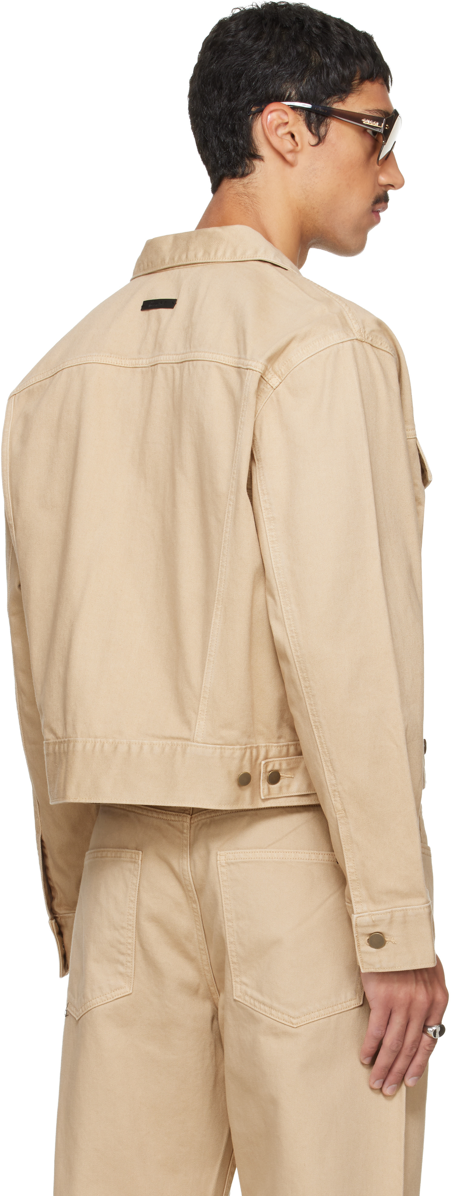 Fear of God ESSENTIALS - Beige Classic Denim Jacket
