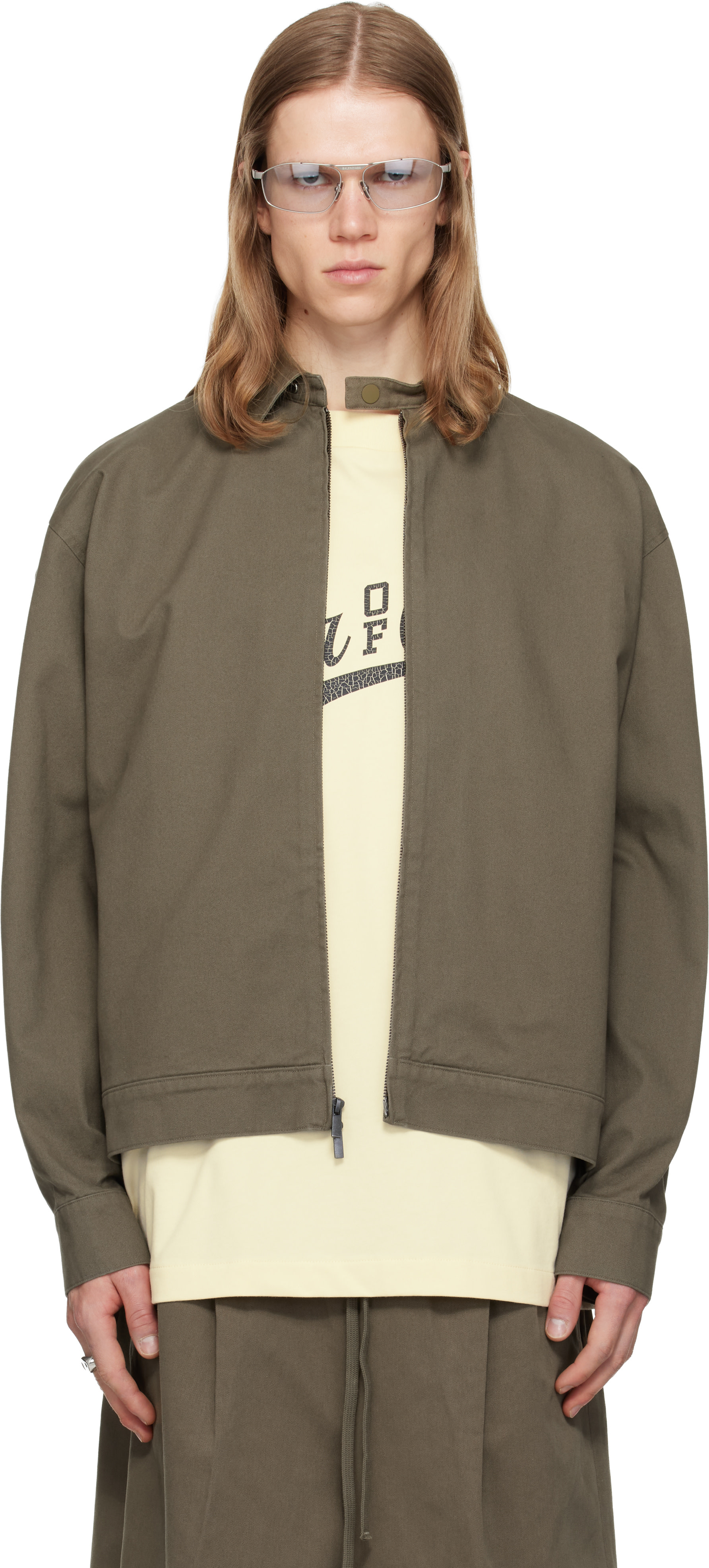 Fear of God ESSENTIALS - Blouson de travail kaki
