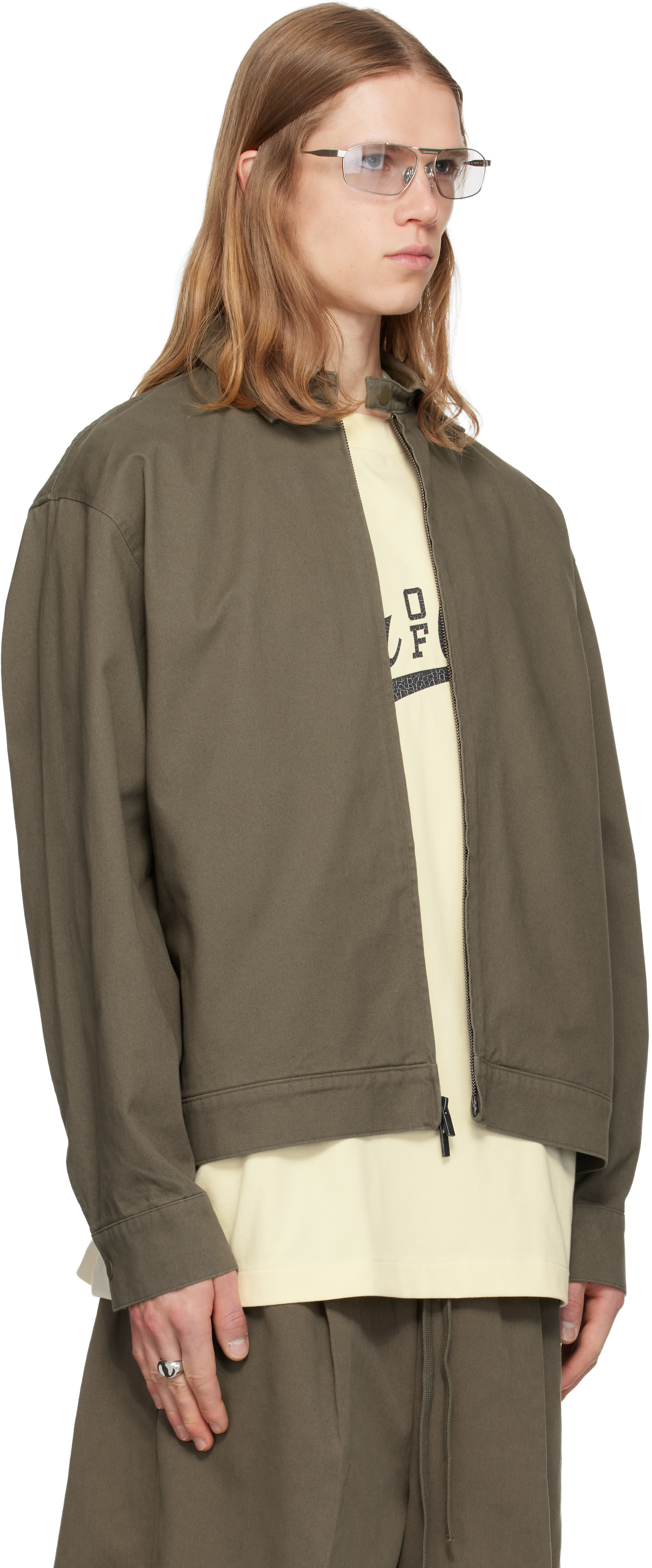 Fear of God ESSENTIALS - Blouson de travail kaki