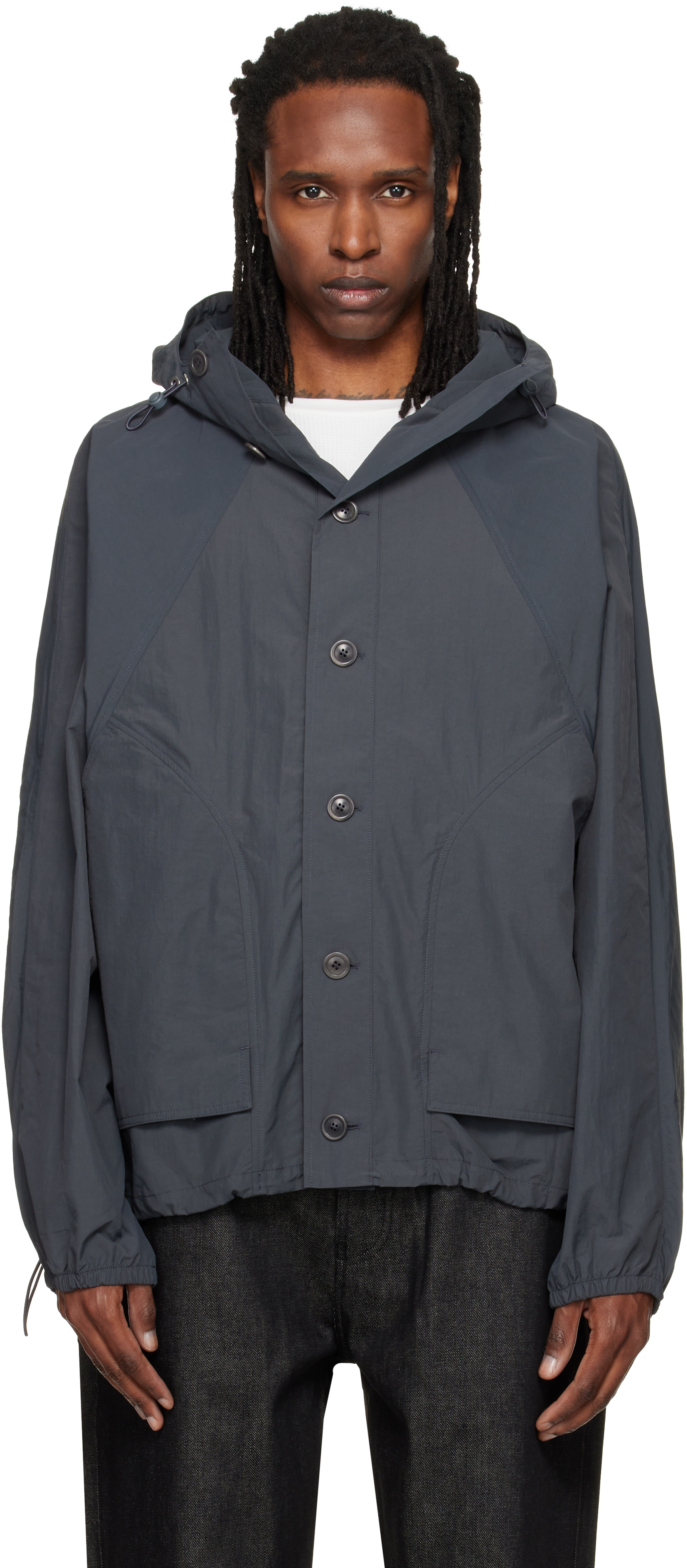 YMC - Blouson Bonehead gris