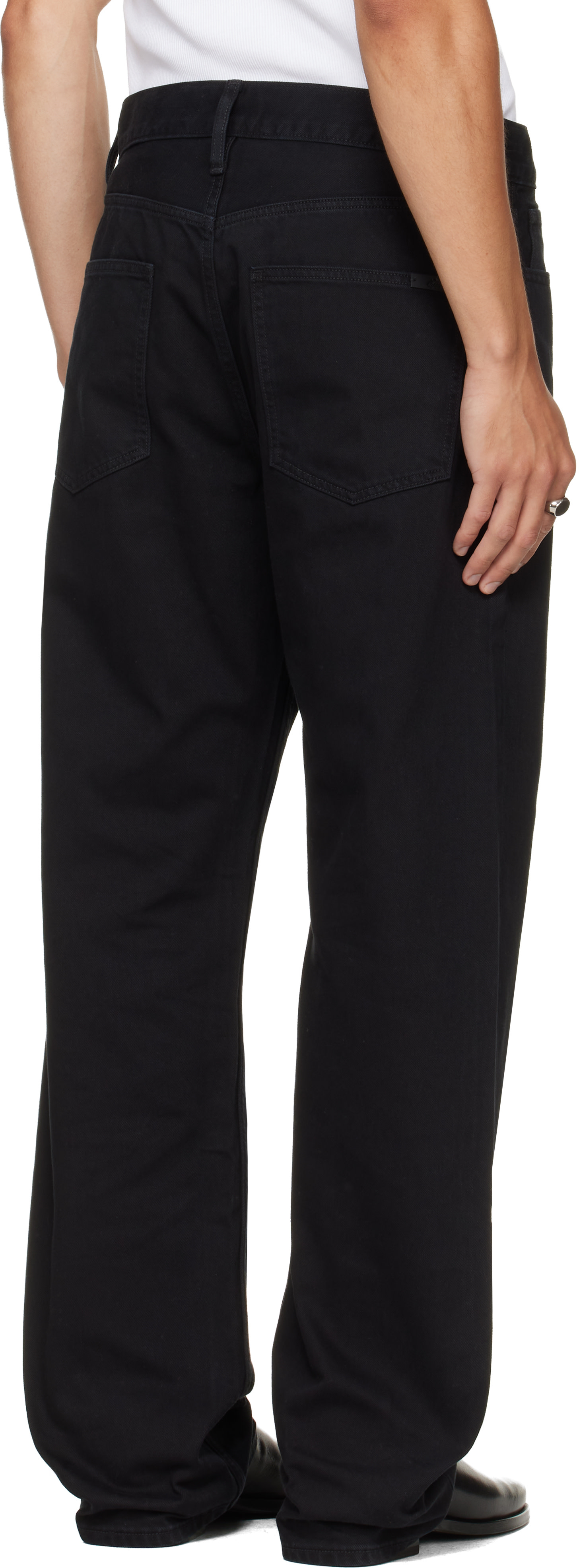 Fear of God ESSENTIALS - Black 5-Pocket Denim Jeans