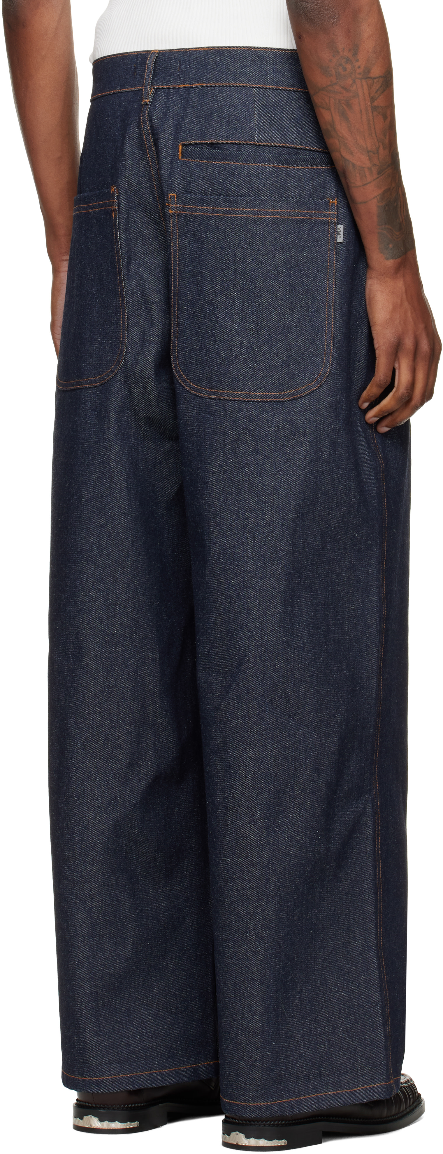 YMC - Jean Replacement bleu marine